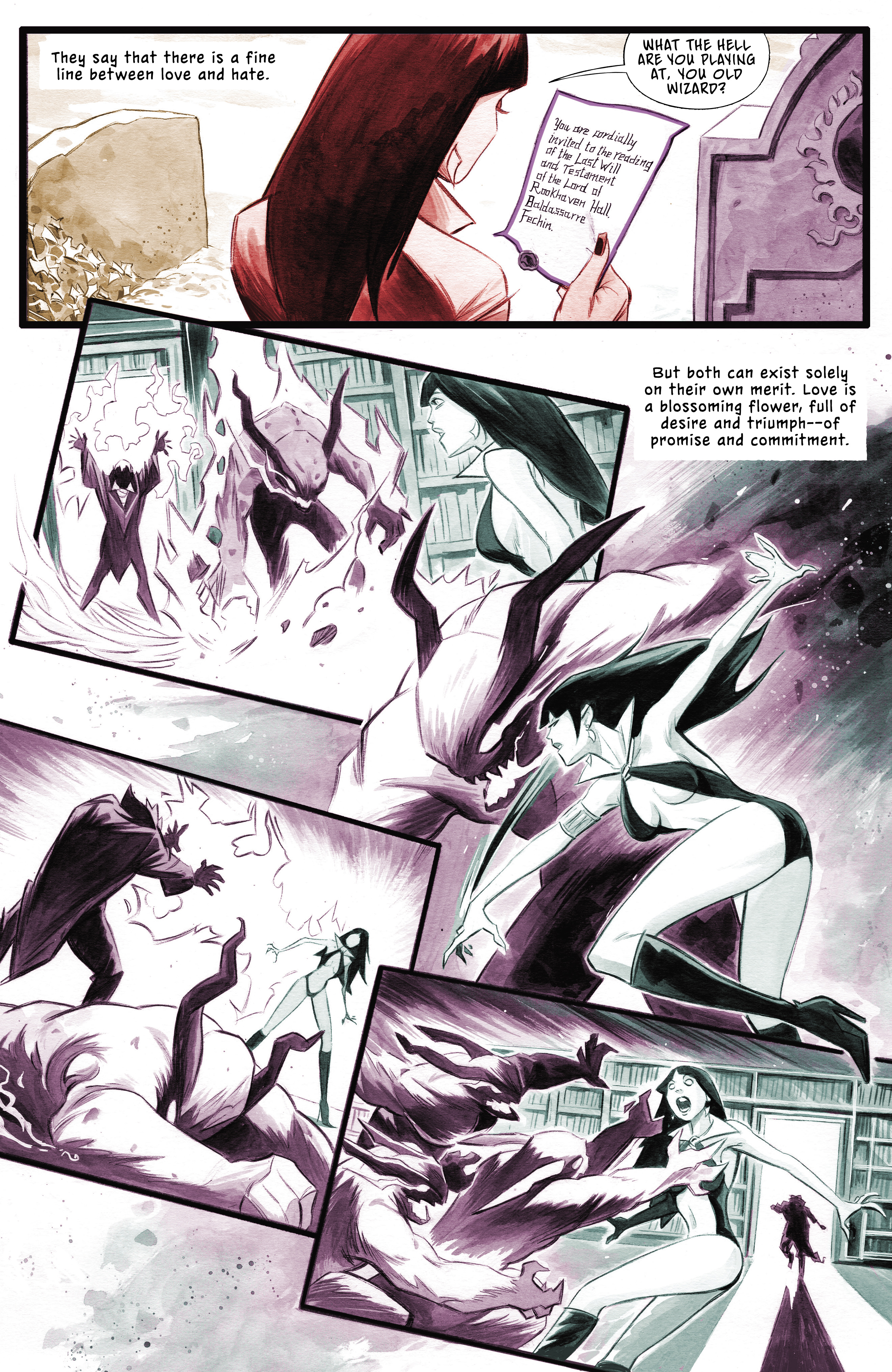 Read online Vampirella: Dead Flowers comic -  Issue #1 - 15