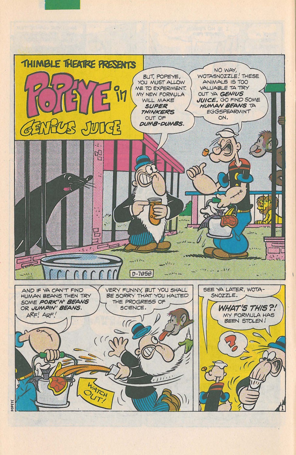 Read online Popeye (1993) comic -  Issue #1 - 8