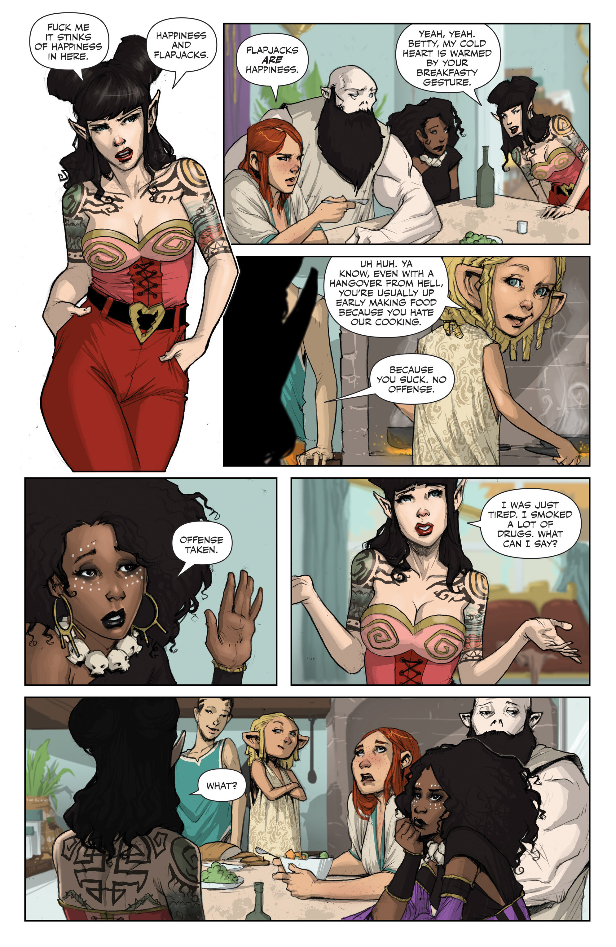 Read online Rat Queens (2013) comic -  Issue # _TPB 2 - Far Reaching Tentacles of N'rygoth - 10