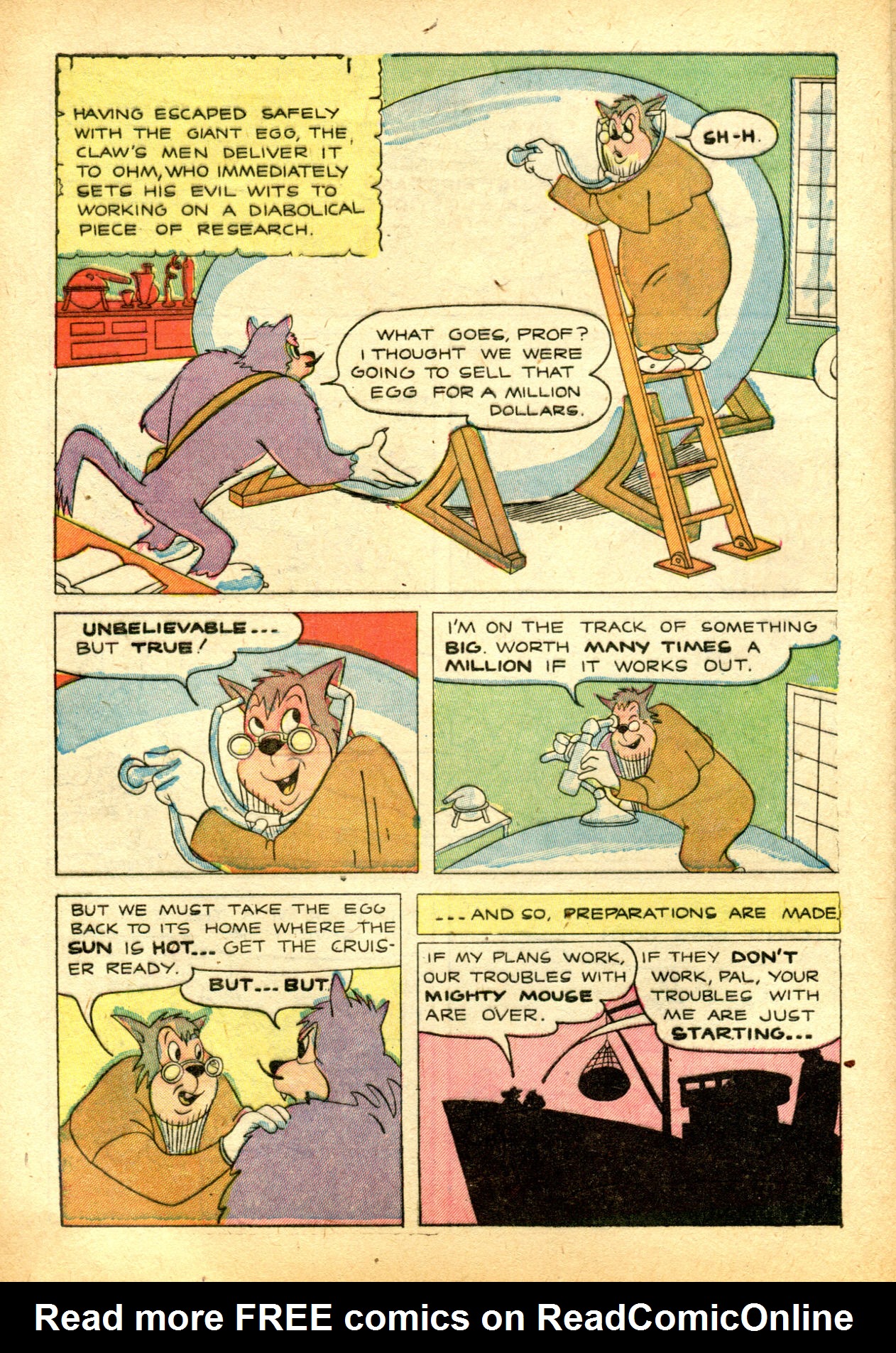 Read online Paul Terry's Mighty Mouse Comics comic -  Issue #39 - 8