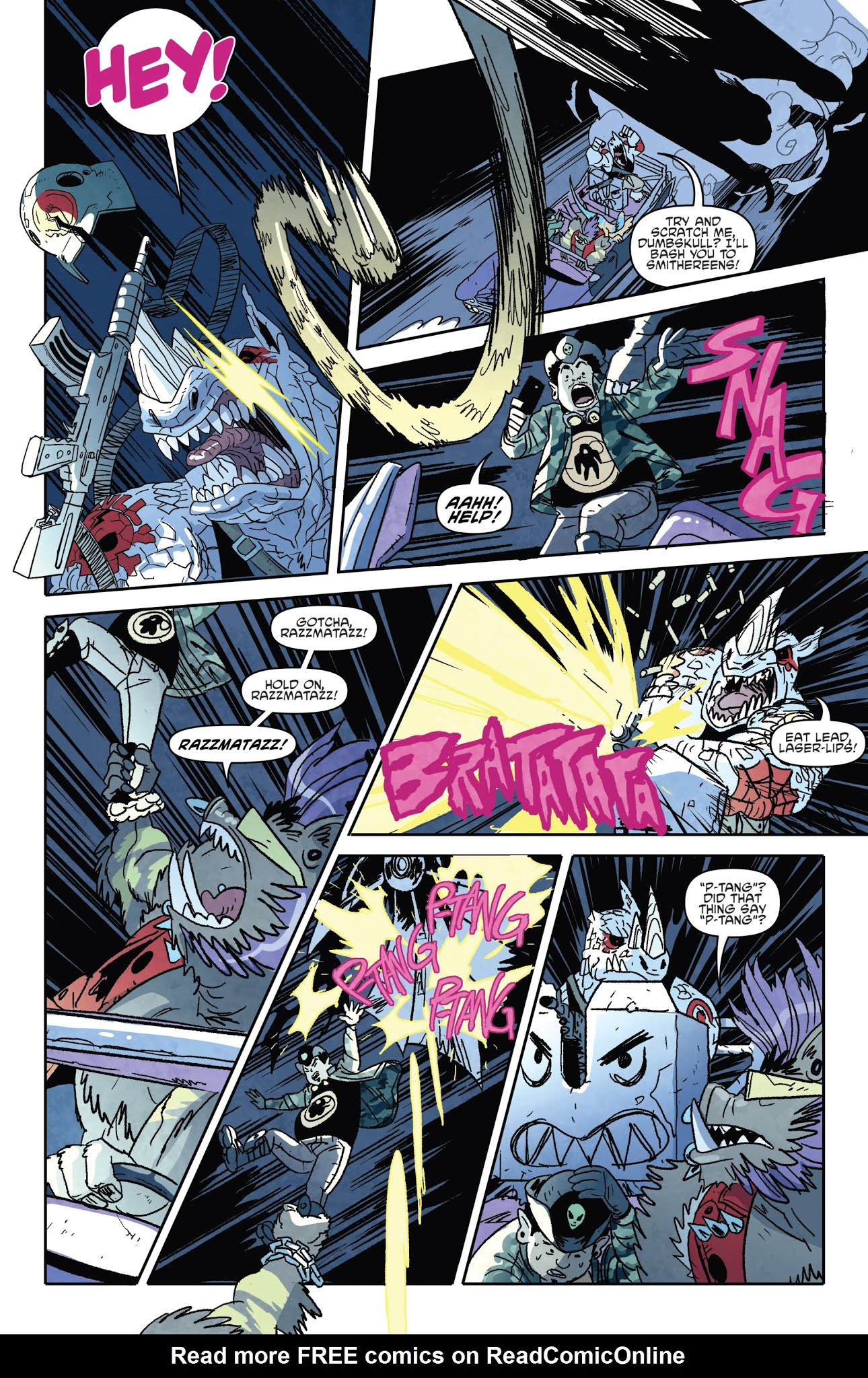 Read online Teenage Mutant Ninja Turtles: Bebop & Rocksteady Hit the Road comic -  Issue #1 - 12