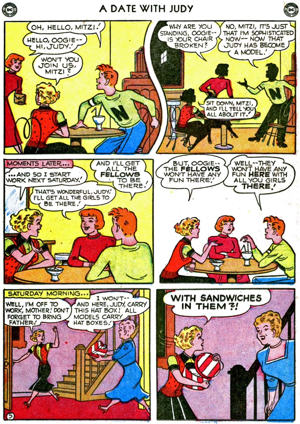 Read online A Date with Judy comic -  Issue #21 - 17