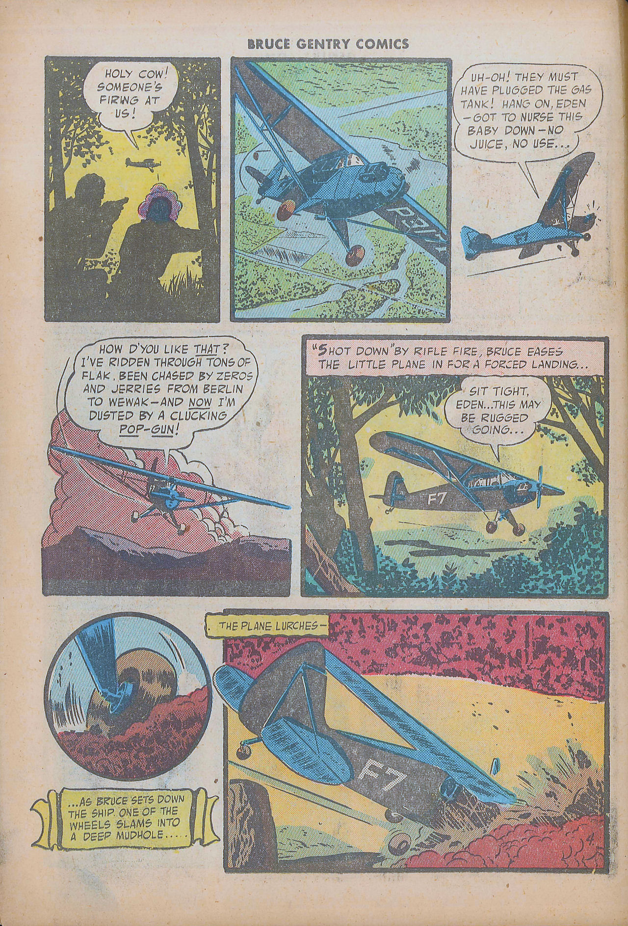Read online Bruce Gentry comic -  Issue #2 - 6