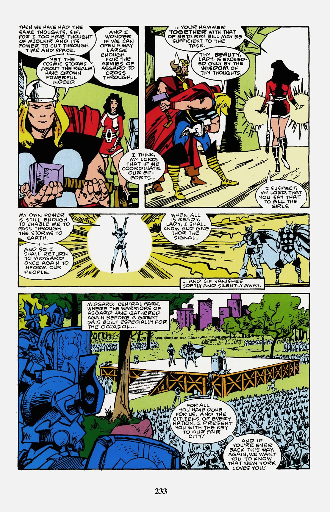 Read online Thor Visionaries: Walter Simonson comic -  Issue # TPB 2 - 235