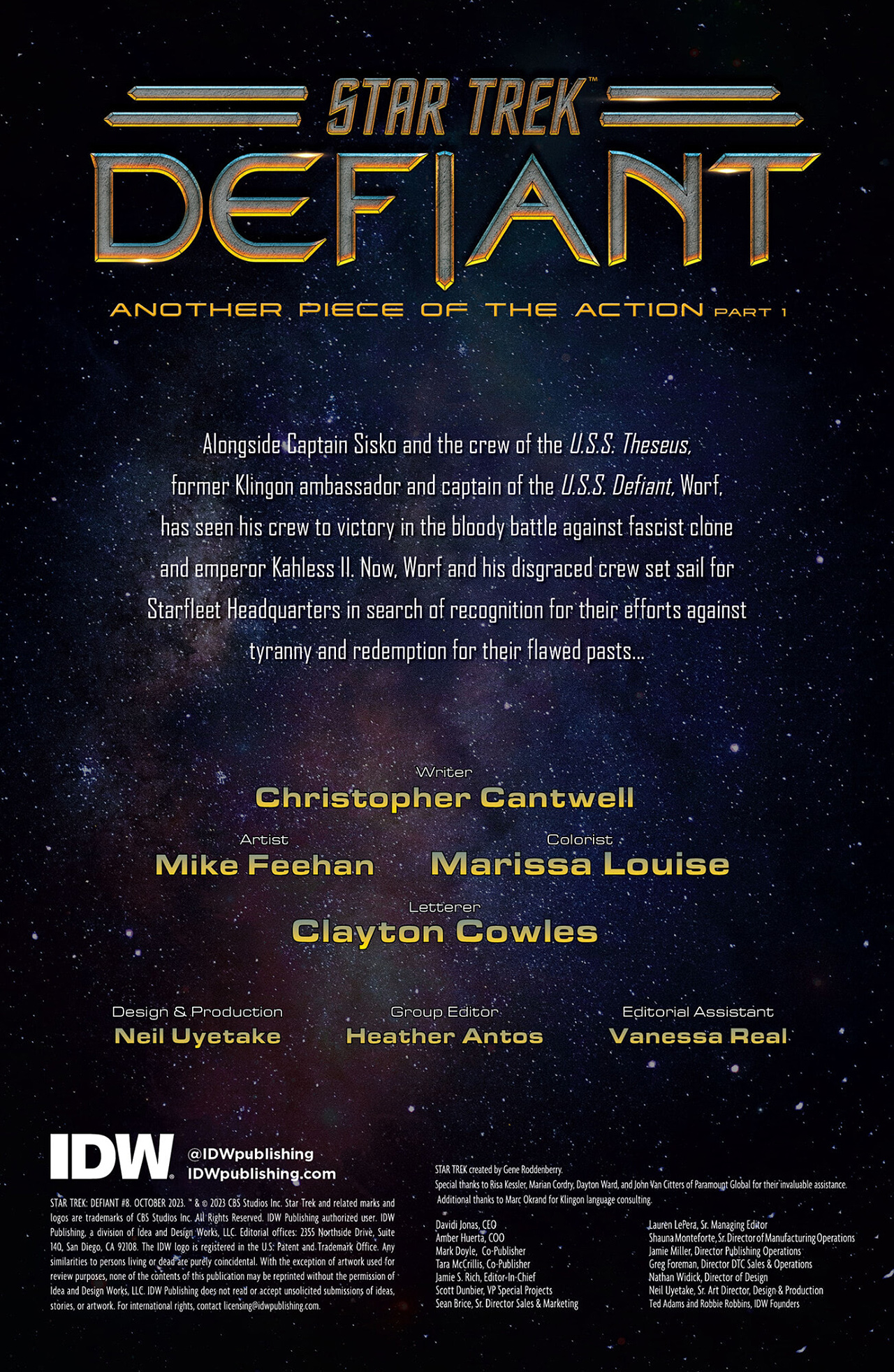Read online Star Trek: Defiant comic -  Issue #8 - 2