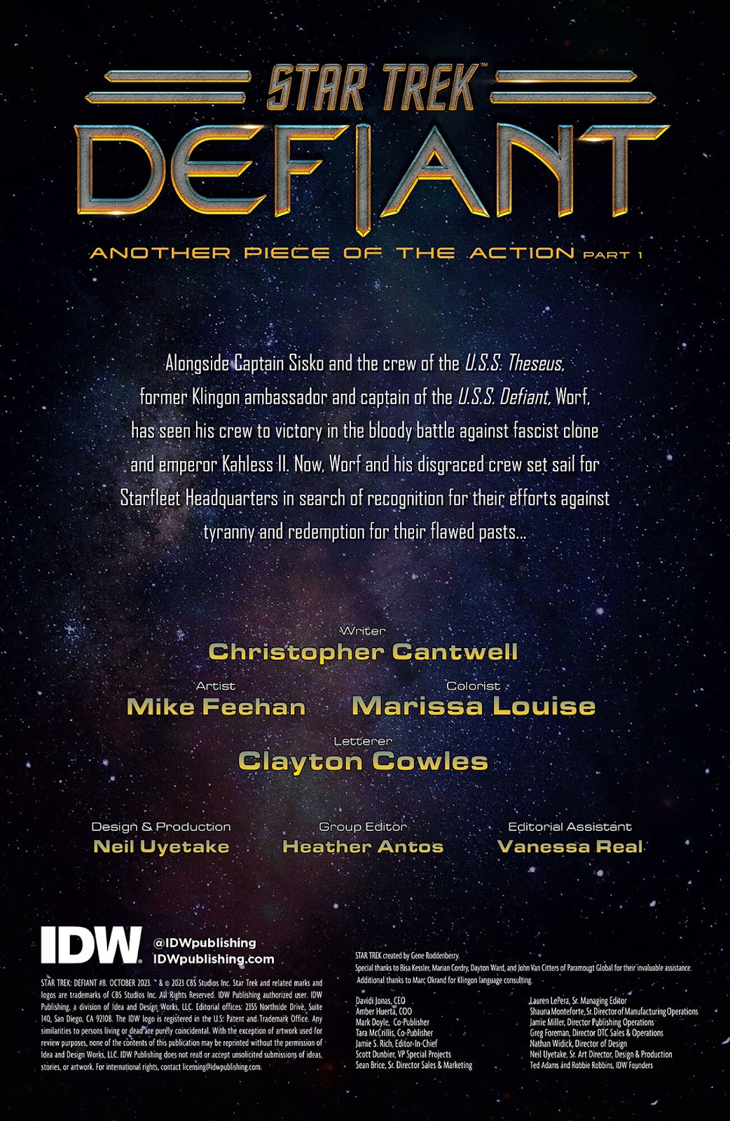 Star Trek: Defiant issue 8 - Page 2