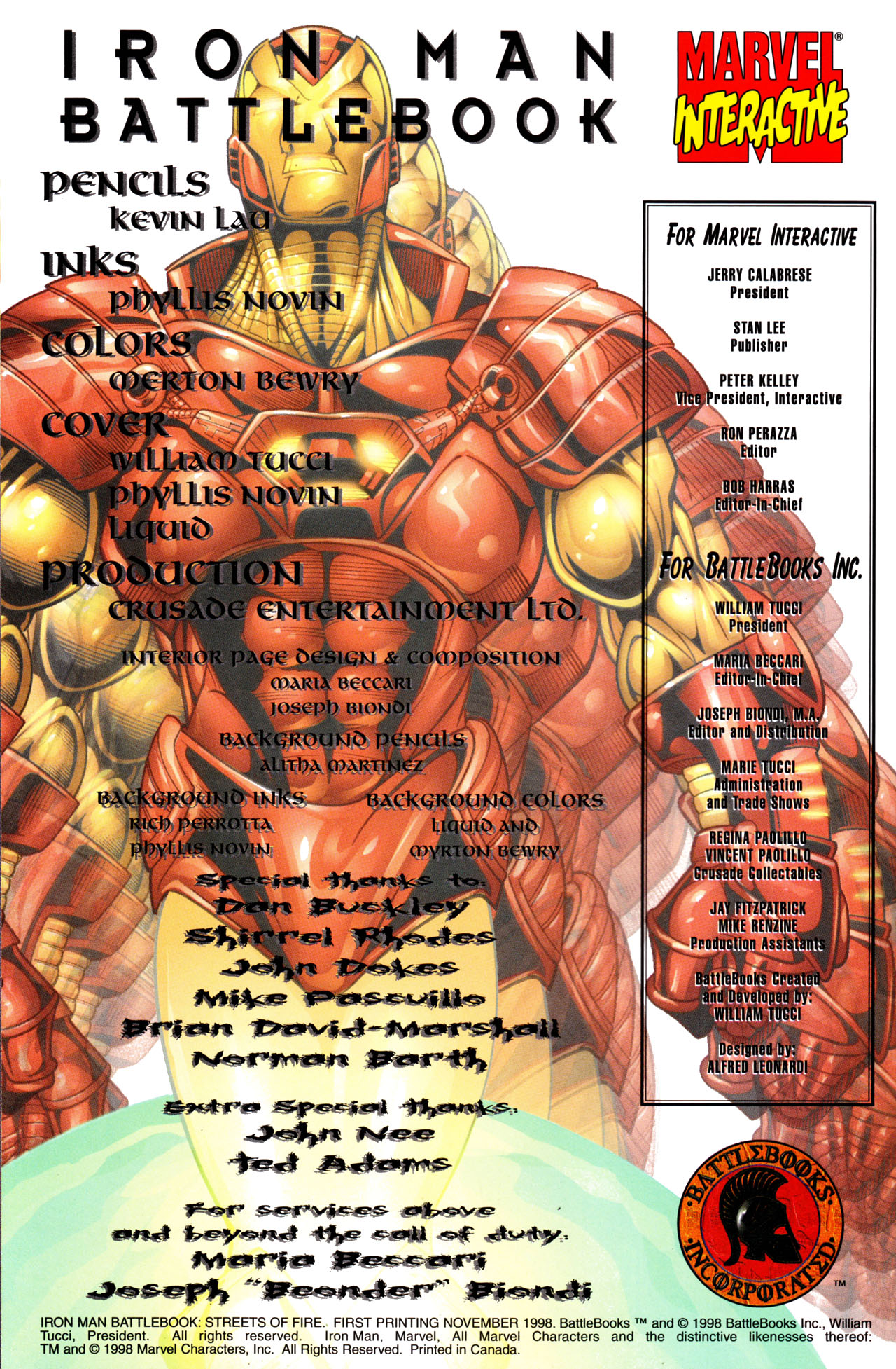 Read online Iron Man Battlebook: Streets Of Fire comic -  Issue # Full - 6