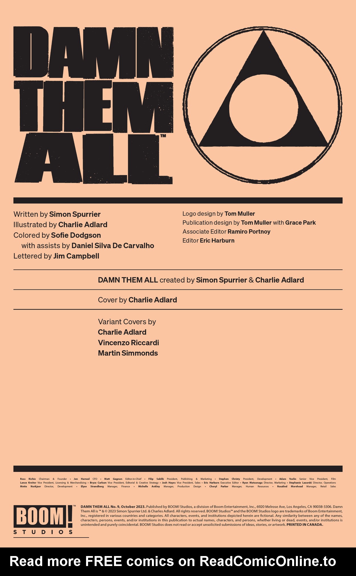 Read online Damn Them All comic -  Issue #9 - 2