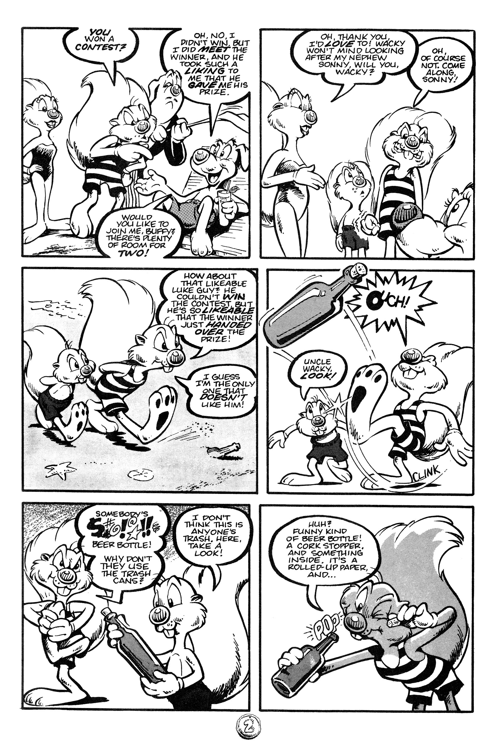 Read online Wacky Squirrel Summer Fun Special comic -  Issue # Full - 4