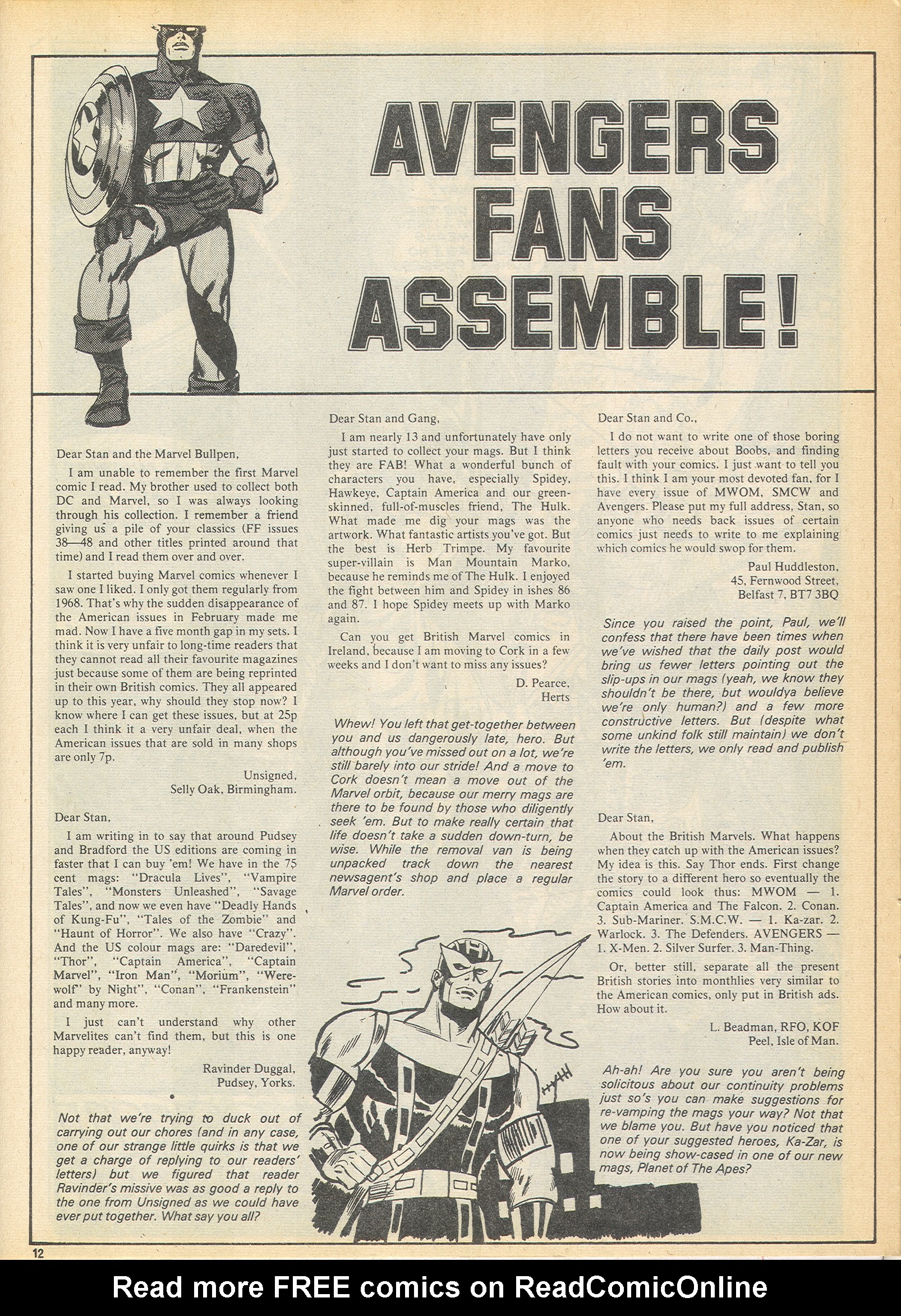 Read online The Avengers (1973) comic -  Issue #70 - 12