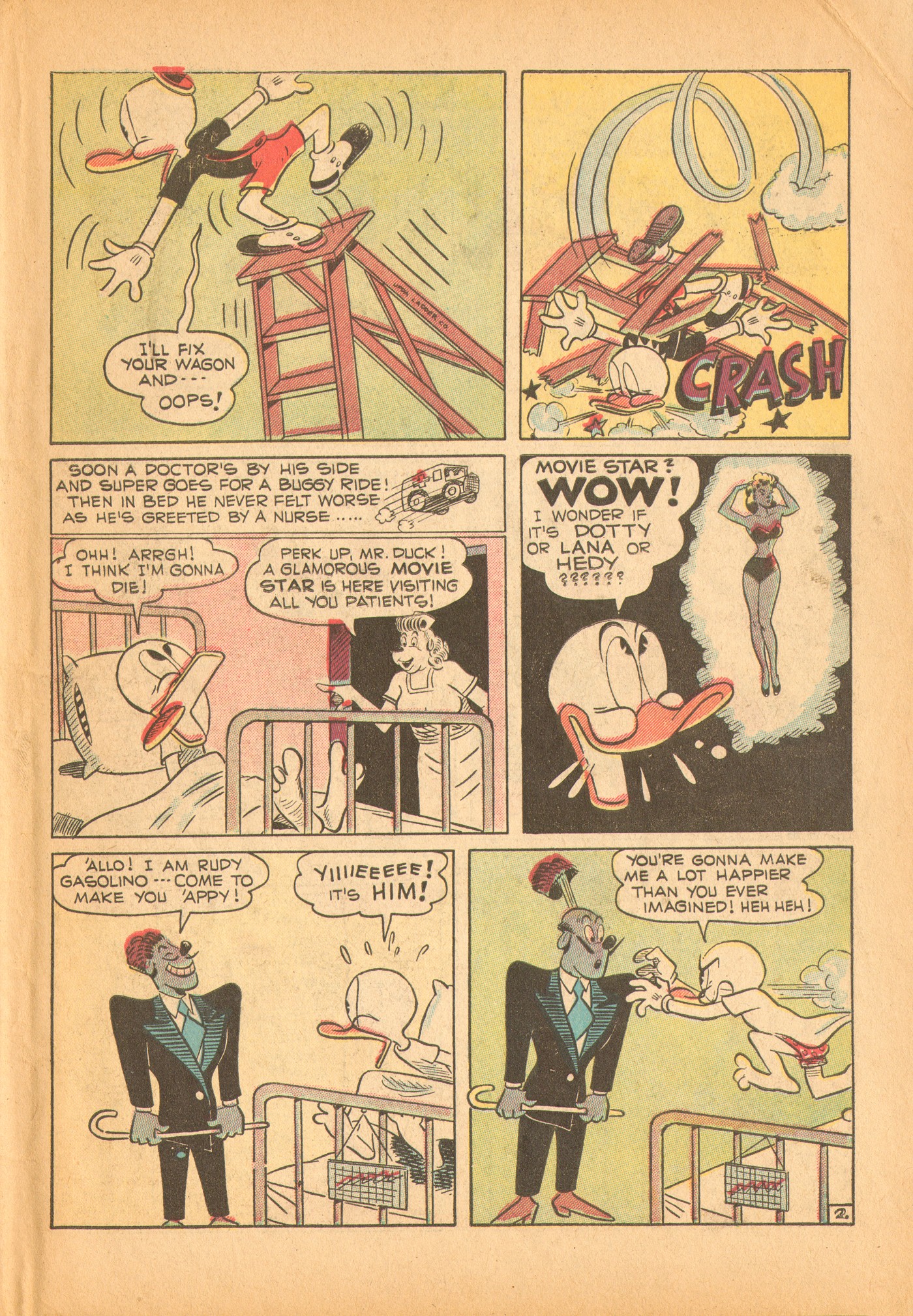 Read online Super Duck Comics comic -  Issue #33 - 39