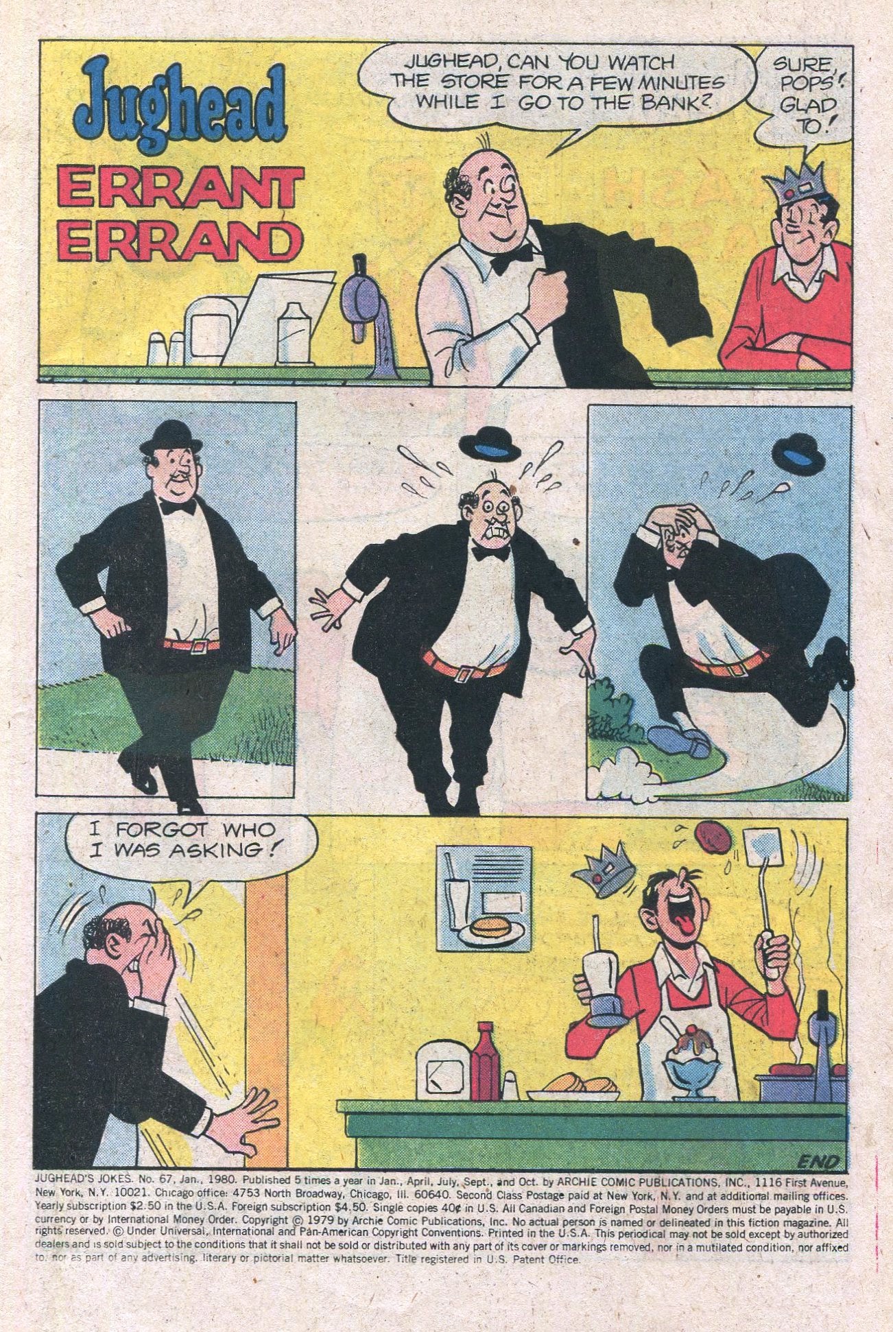 Read online Jughead's Jokes comic -  Issue #67 - 3