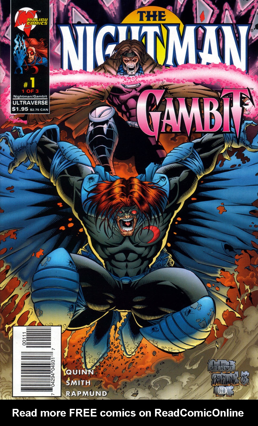 Read online The Night Man/Gambit comic -  Issue #1 - 1