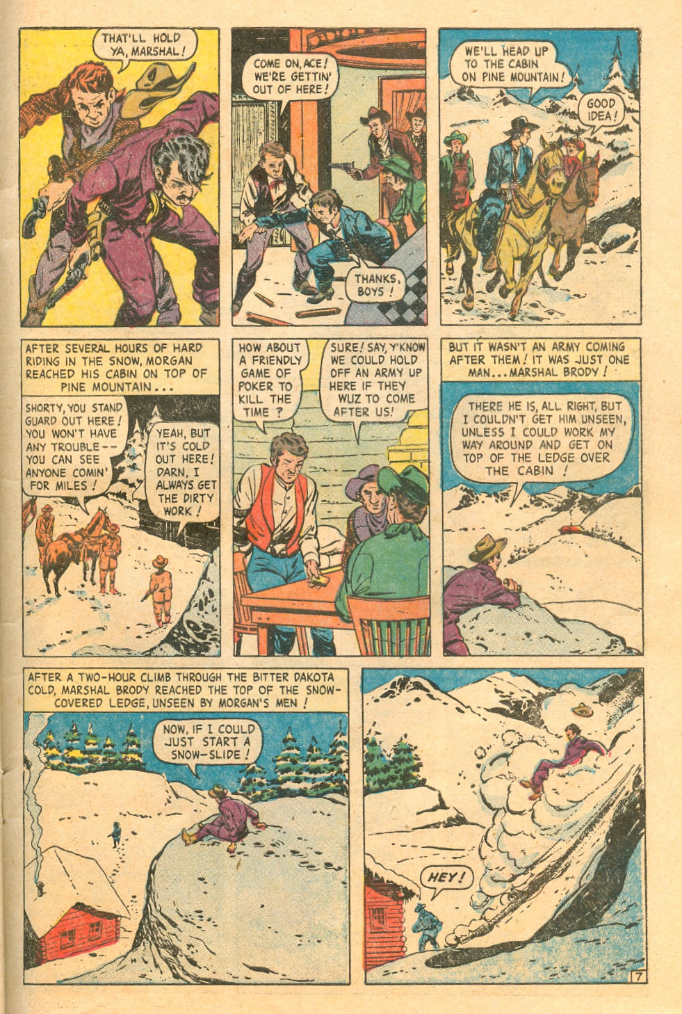 Read online Western Thrillers (1954) comic -  Issue #4 - 31
