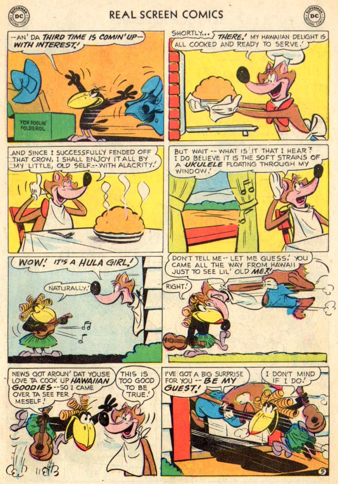 Read online Real Screen Comics comic -  Issue #105 - 7