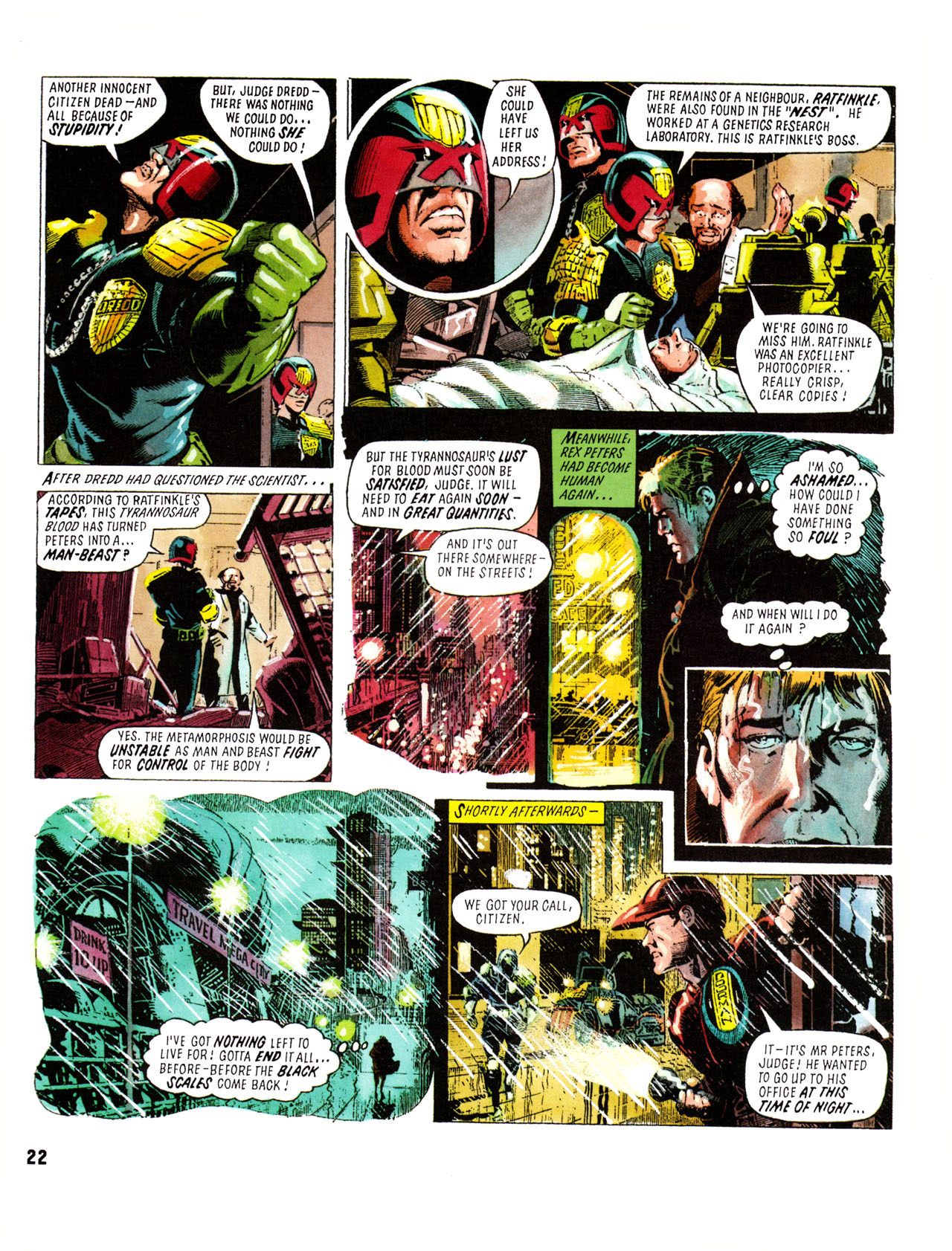 Read online Judge Dredd Definitive Editions: Bad Science comic -  Issue # Full - 22