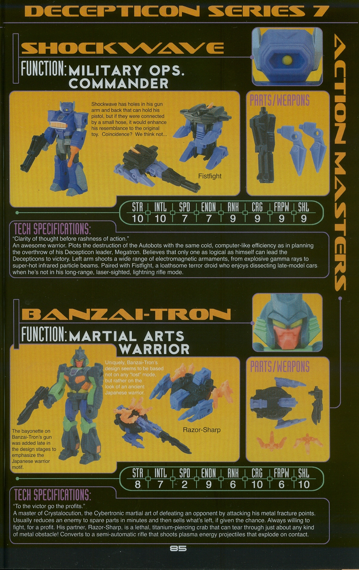 Read online Cybertronian: An Unofficial Transformers Recognition Guide comic -  Issue #5 - 84