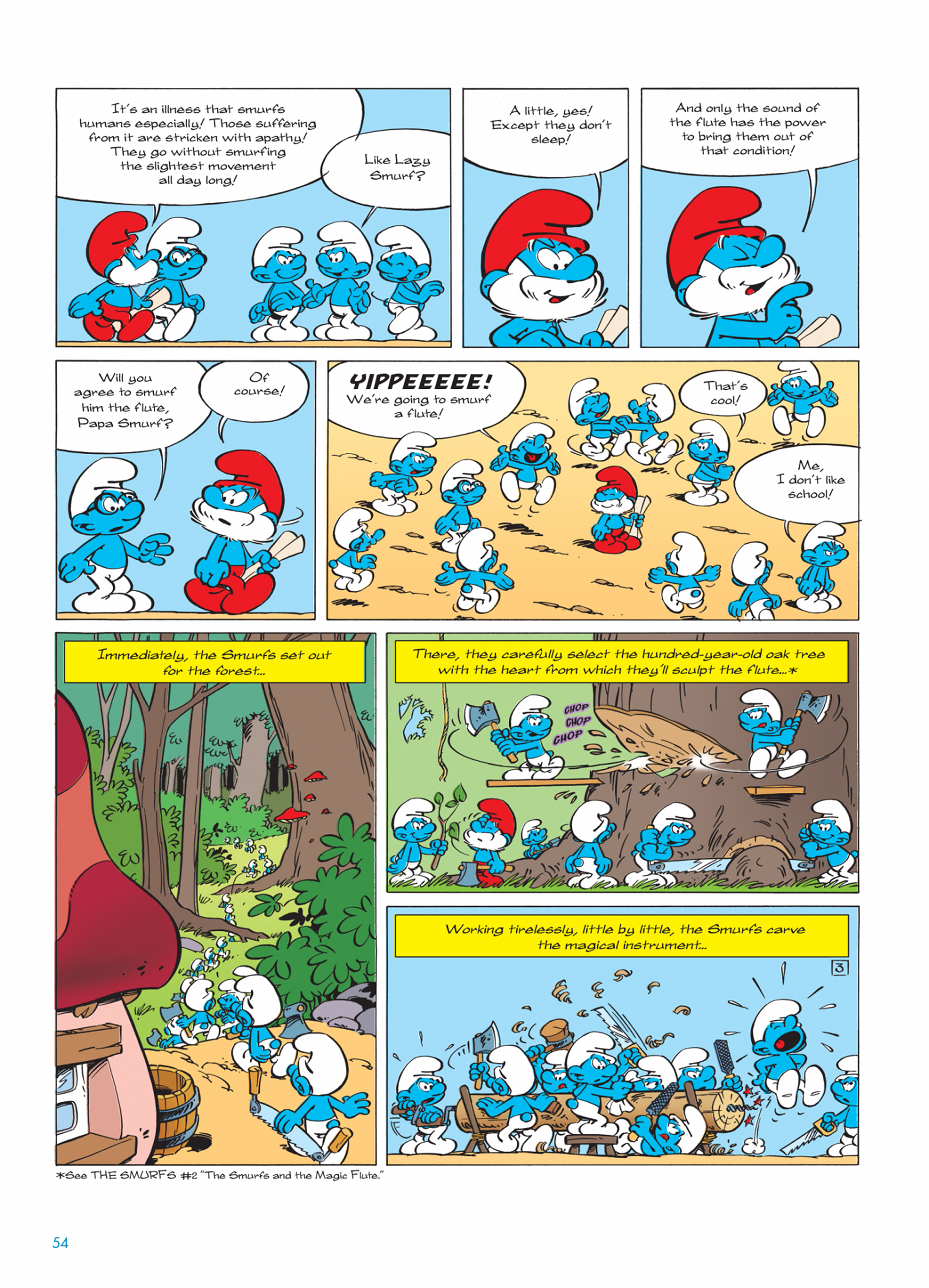 Read online The Smurfs comic -  Issue #24 - 54