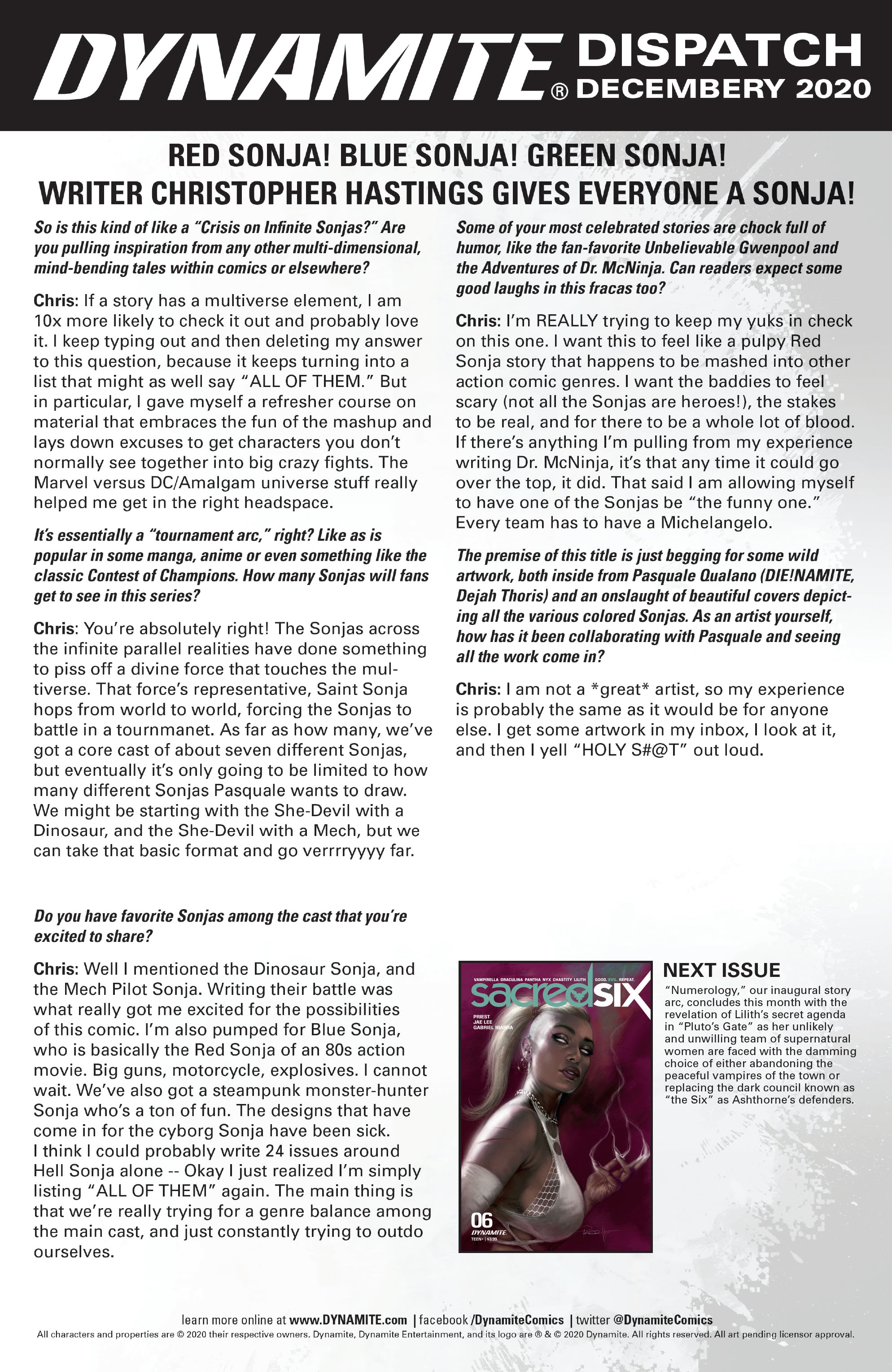 Read online Sacred Six comic -  Issue #5 - 27