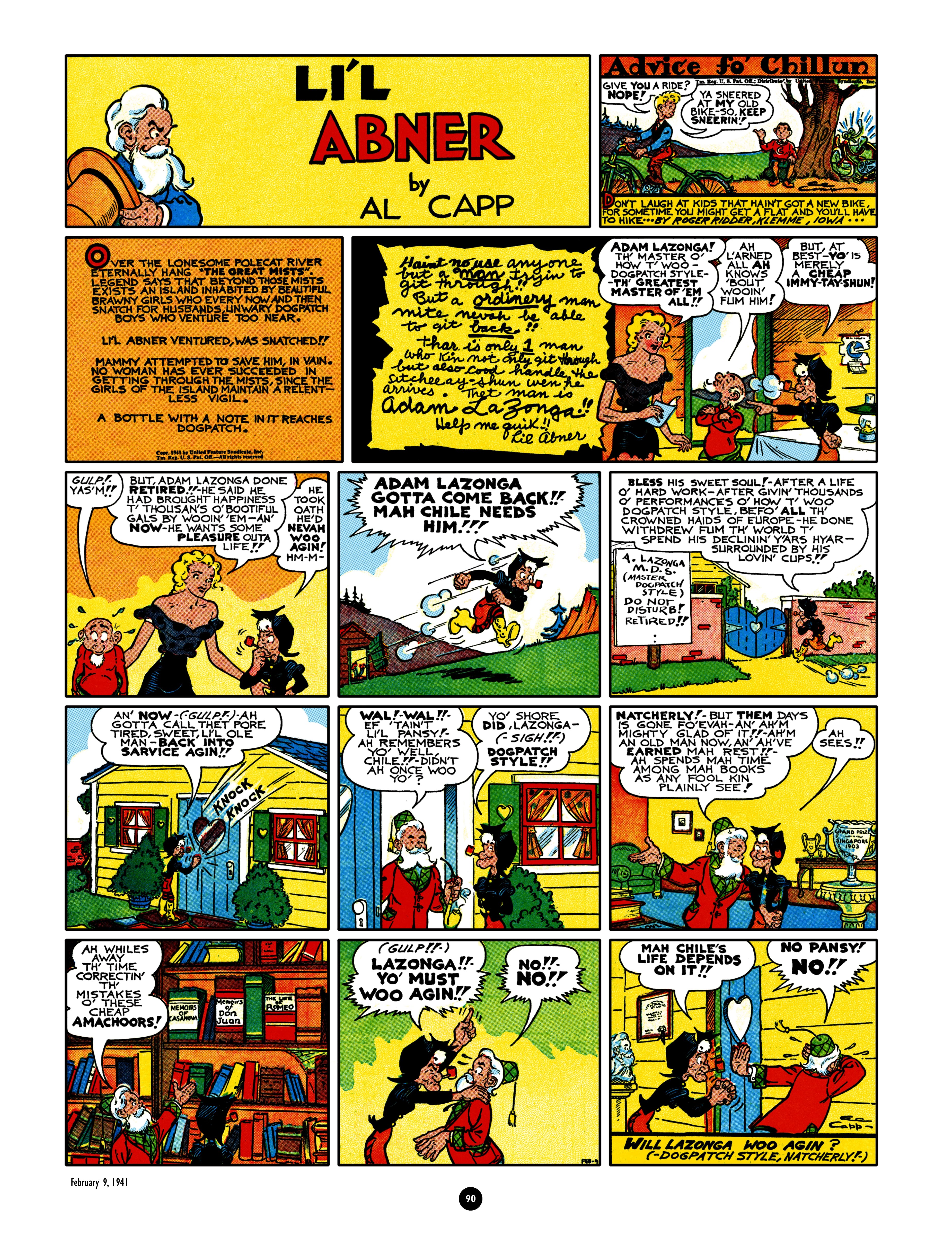 Read online Al Capp's Li'l Abner Complete Daily & Color Sunday Comics comic -  Issue # TPB 4 (Part 1) - 91