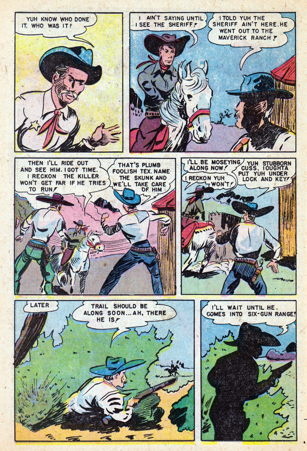 Read online Cowboy Western Comics (1948) comic -  Issue #17 - 14