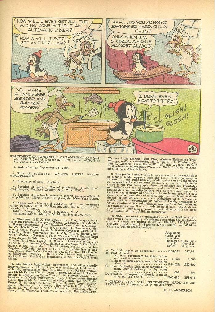 Read online Walter Lantz Woody Woodpecker (1962) comic -  Issue #84 - 27