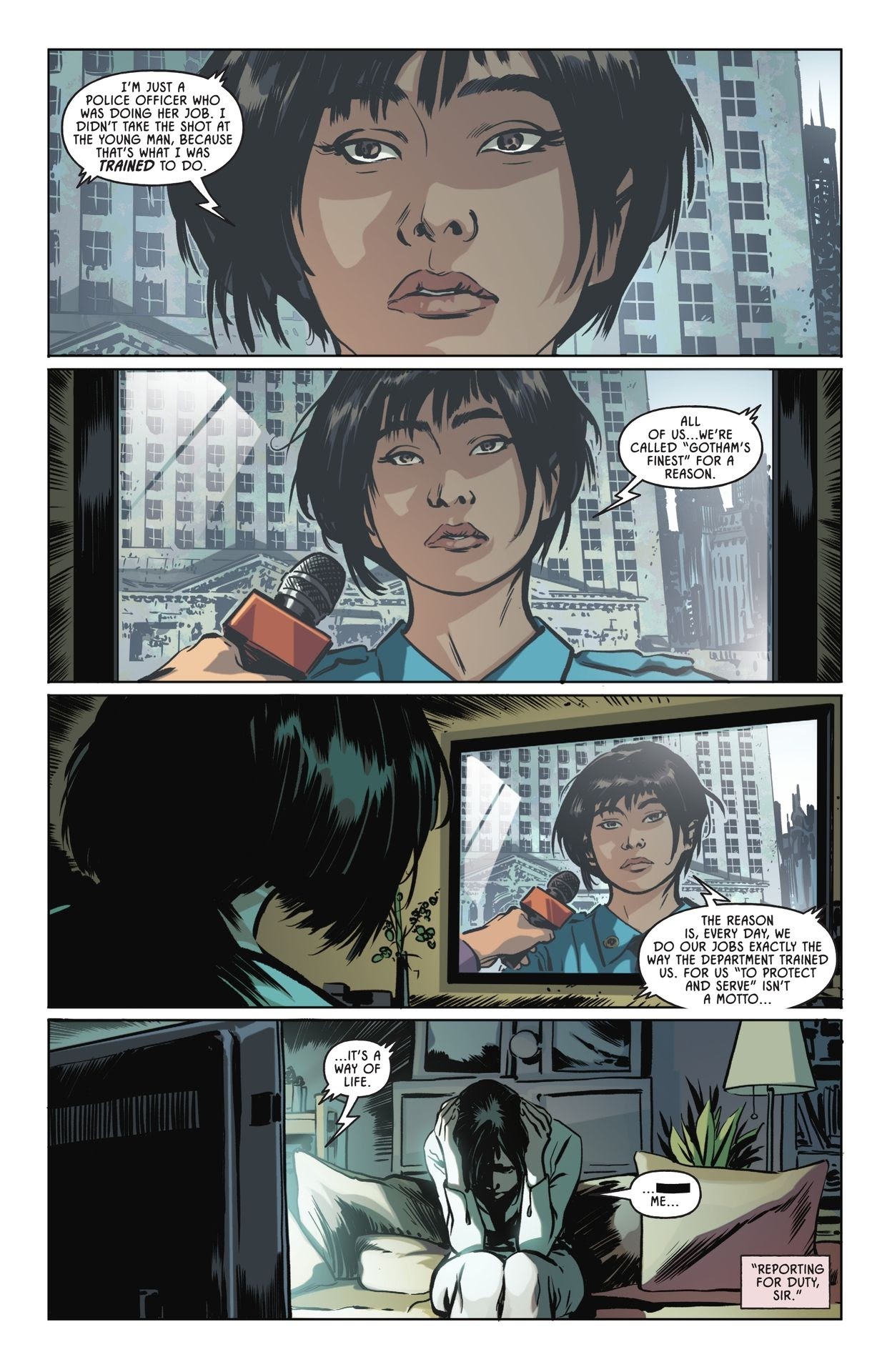 Read online GCPD: The Blue Wall comic -  Issue #1 - 16