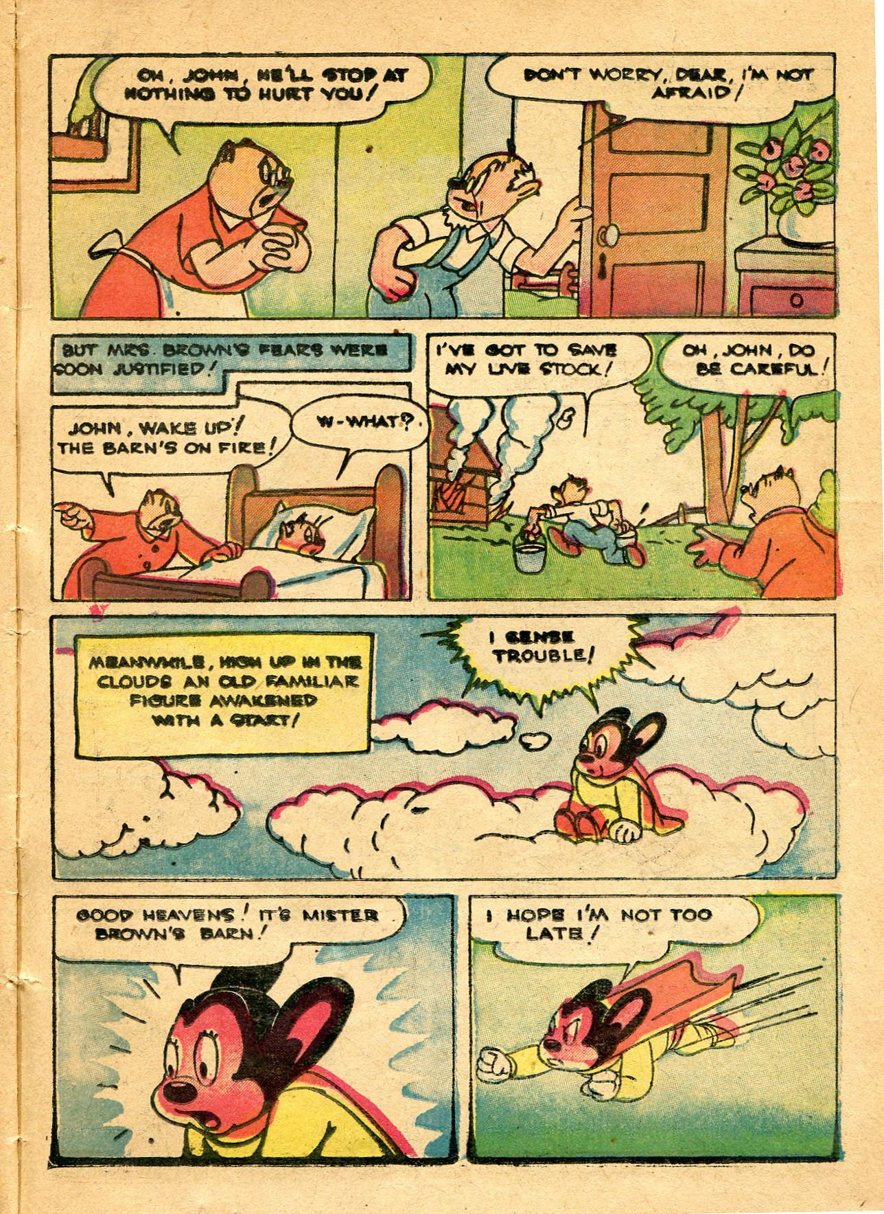 Read online Paul Terry's Mighty Mouse Comics comic -  Issue #29 - 31