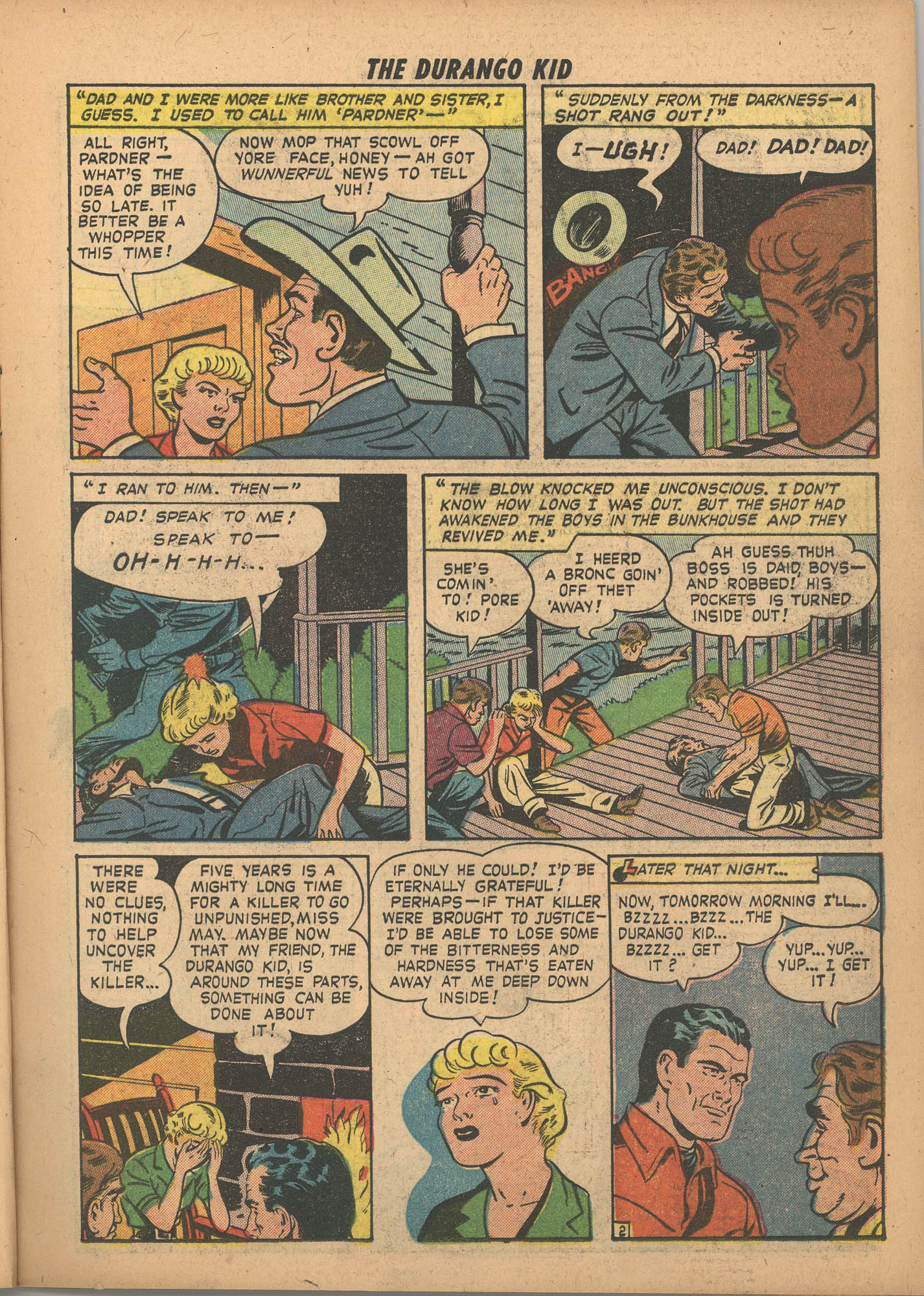 Read online Charles Starrett as The Durango Kid comic -  Issue #2 - 13