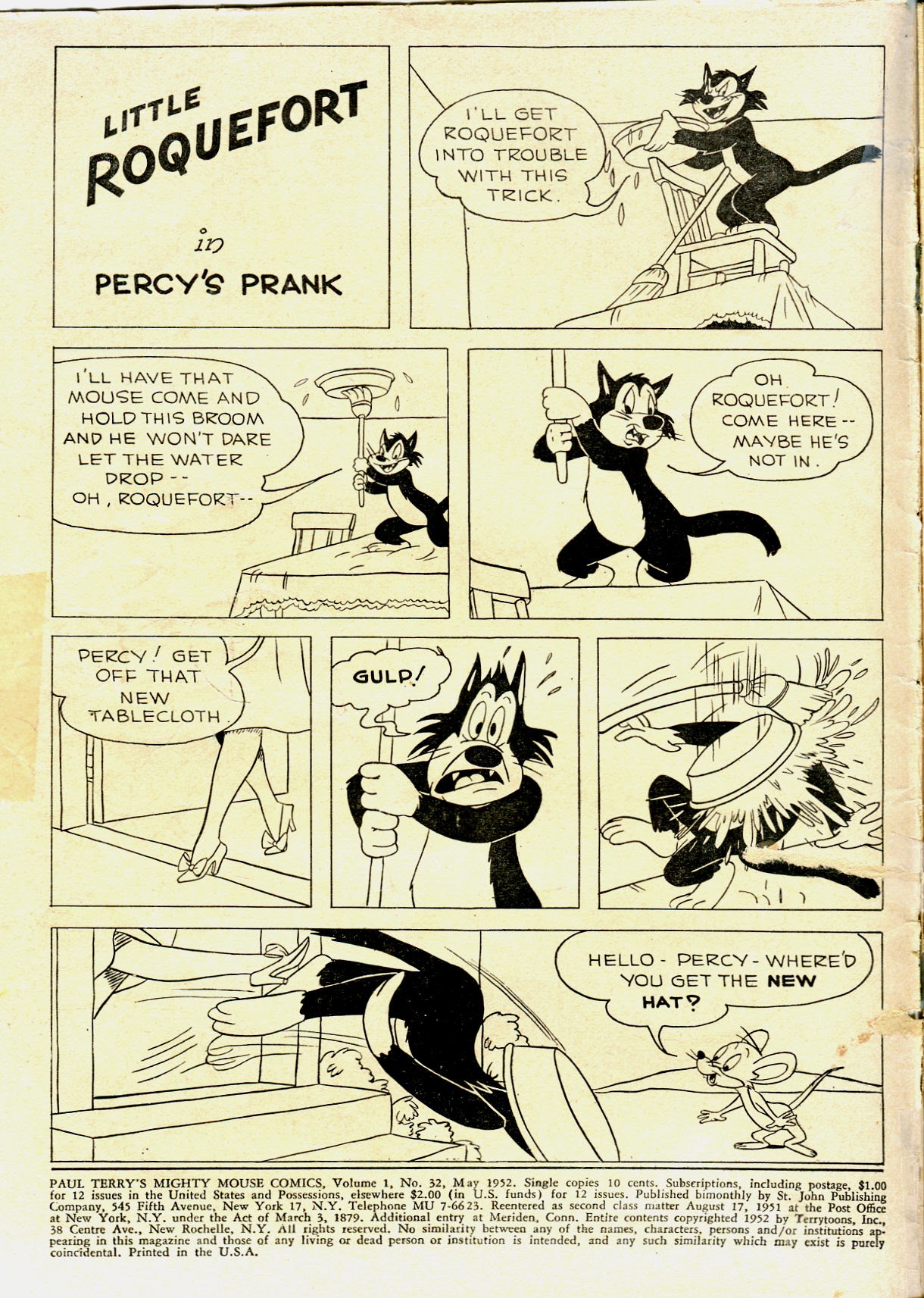 Read online Paul Terry's Mighty Mouse Comics comic -  Issue #32 - 2