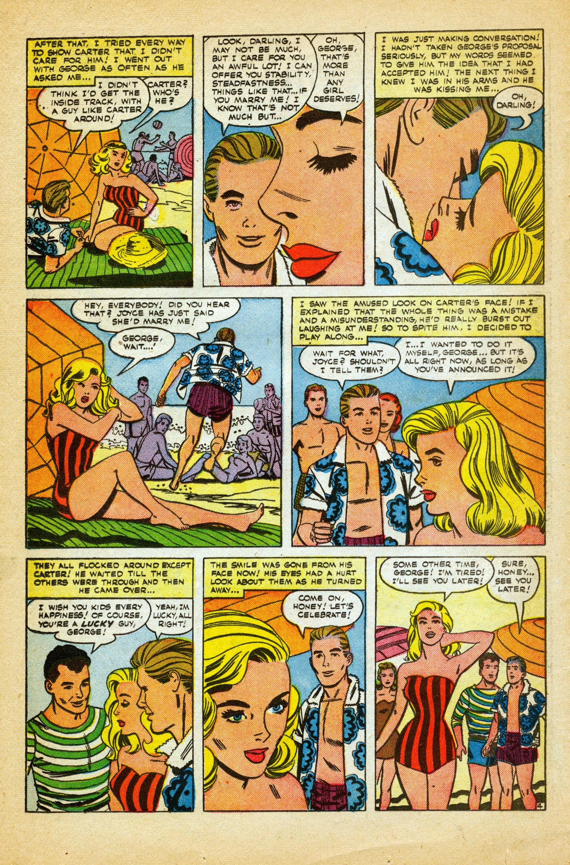Read online Love Romances comic -  Issue #54 - 14