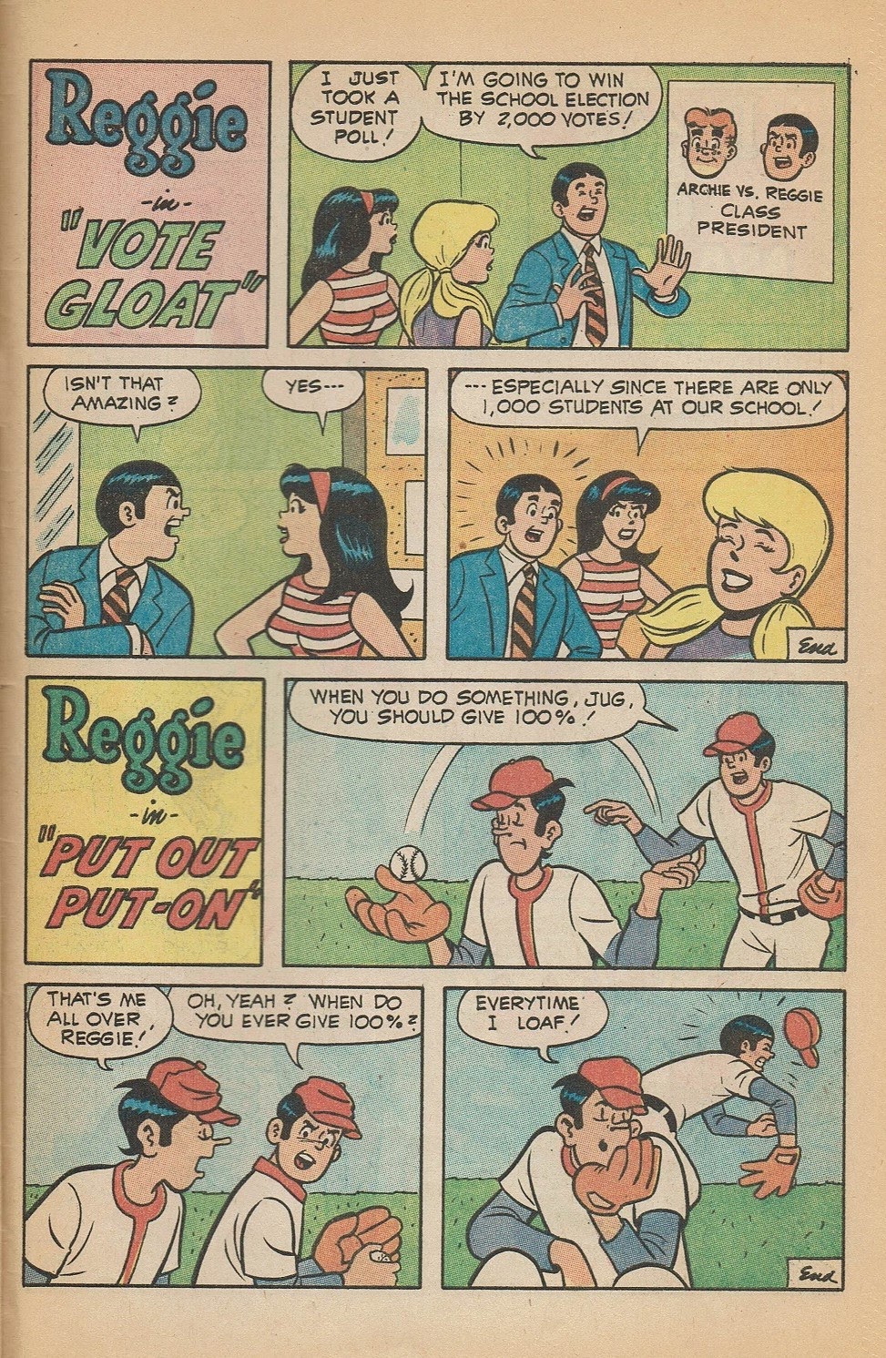 Read online Reggie's Wise Guy Jokes comic -  Issue #20 - 43