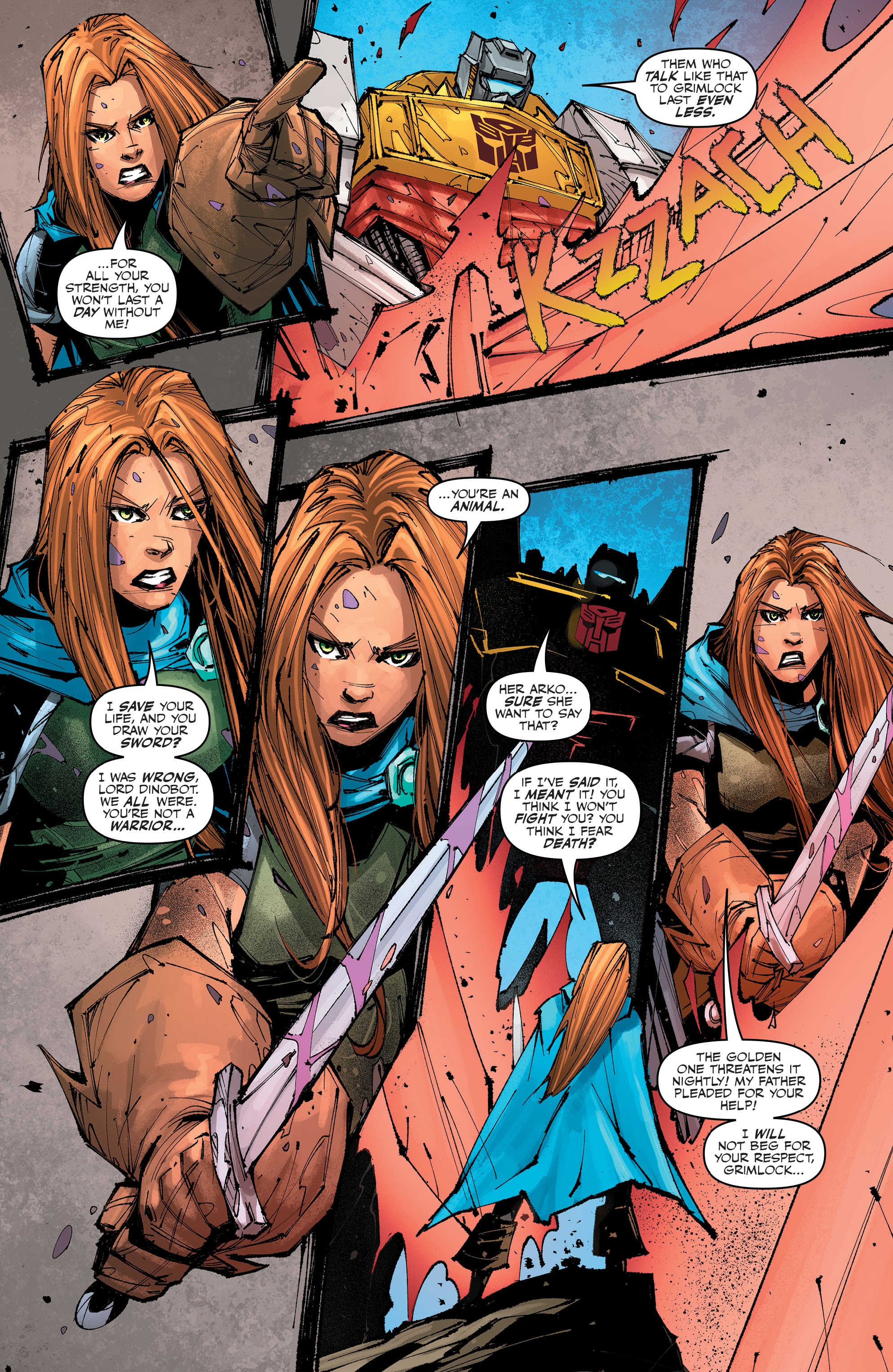 Read online Transformers: King Grimlock comic -  Issue #2 - 13