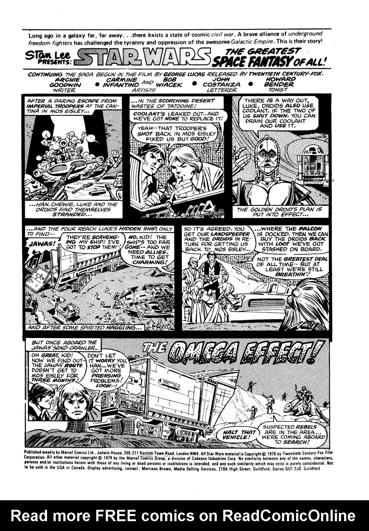 Read online Star Wars Weekly comic -  Issue #77 - 2