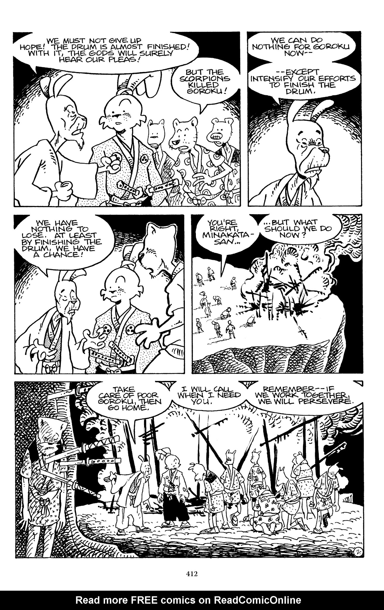 Read online The Usagi Yojimbo Saga comic -  Issue # TPB 7 - 405