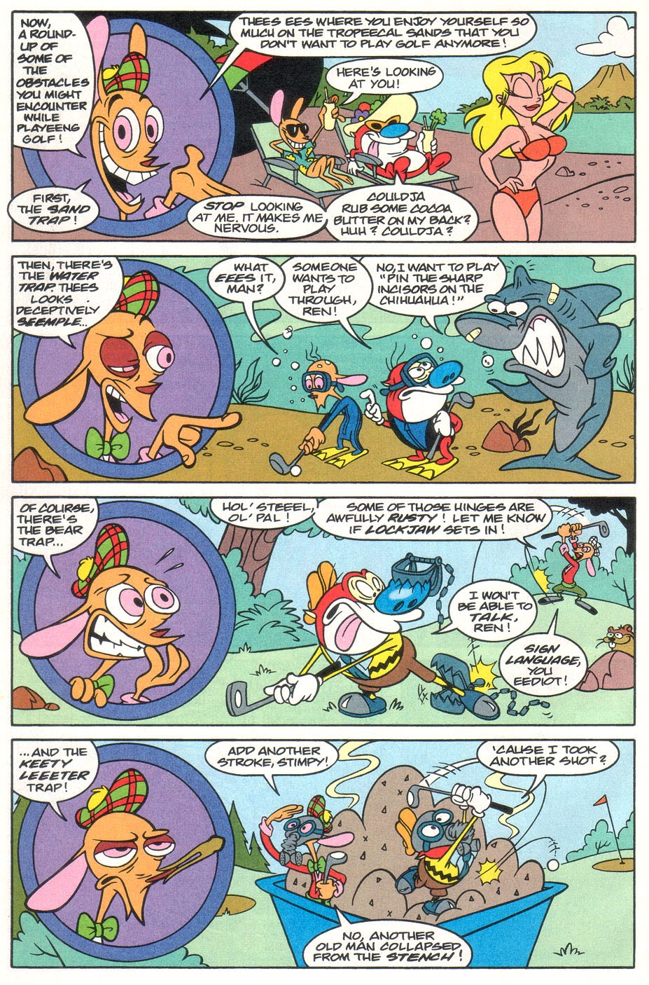Read online The Ren and Stimpy Show Special: Four Swerks comic -  Issue # Full - 8