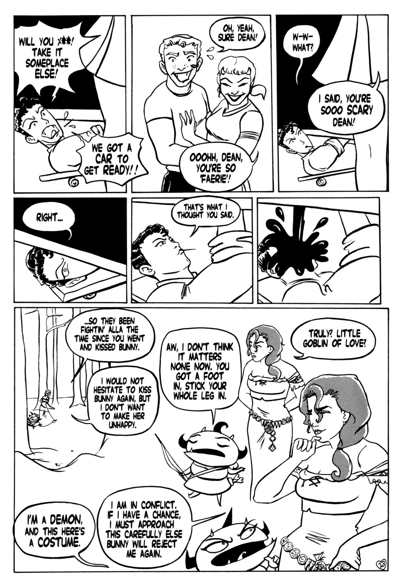 Read online Charm School: Magical Witch Girl Bunny comic -  Issue #4 - 15