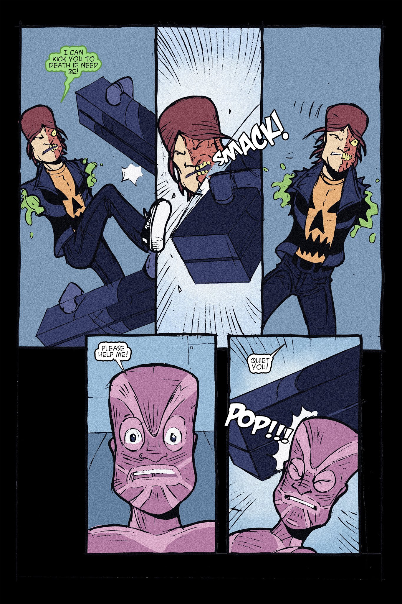 Read online Halloween Man vs. the Invisible Man comic -  Issue # TPB - 73