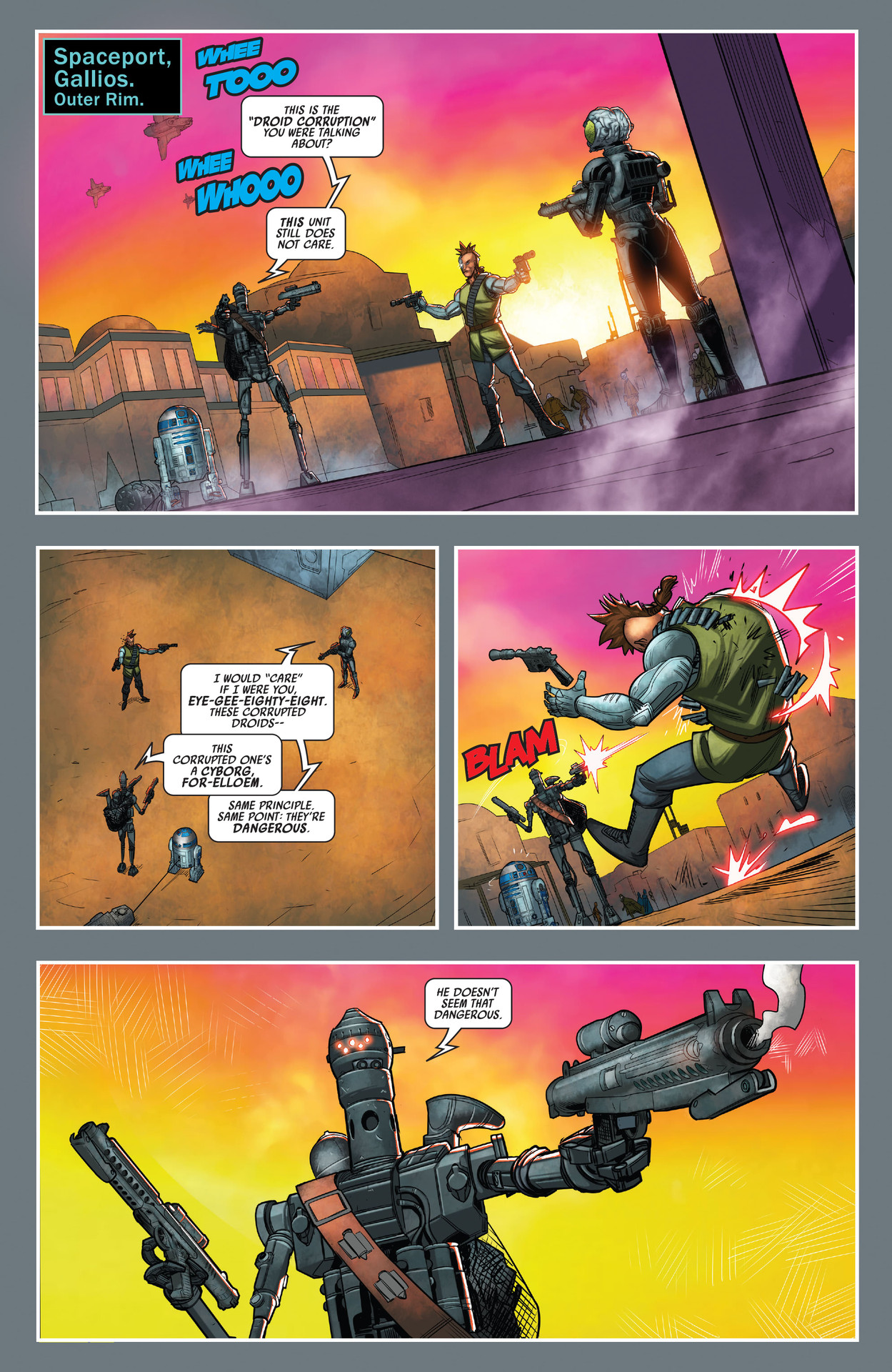 Read online Star Wars: Dark Droids - D-Squad comic -  Issue #3 - 3