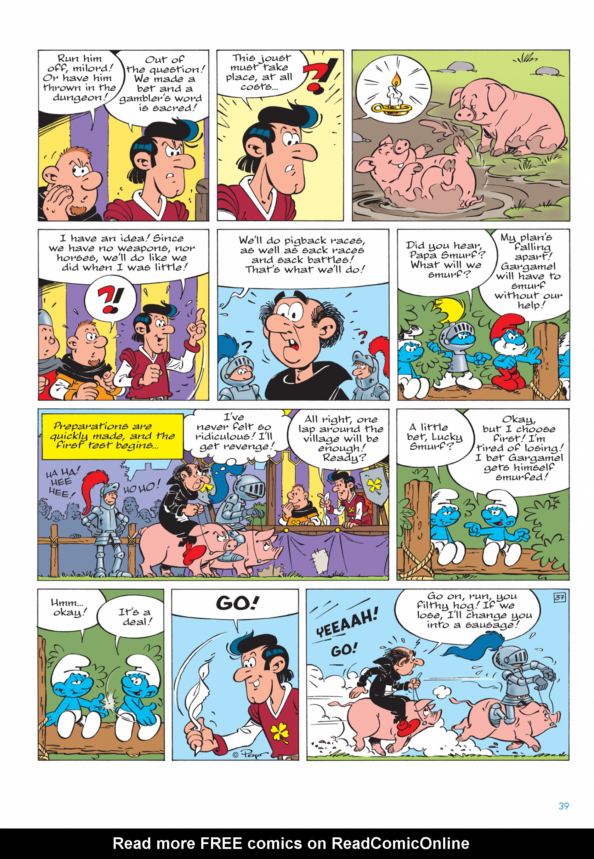 Read online The Smurfs comic -  Issue #25 - 40