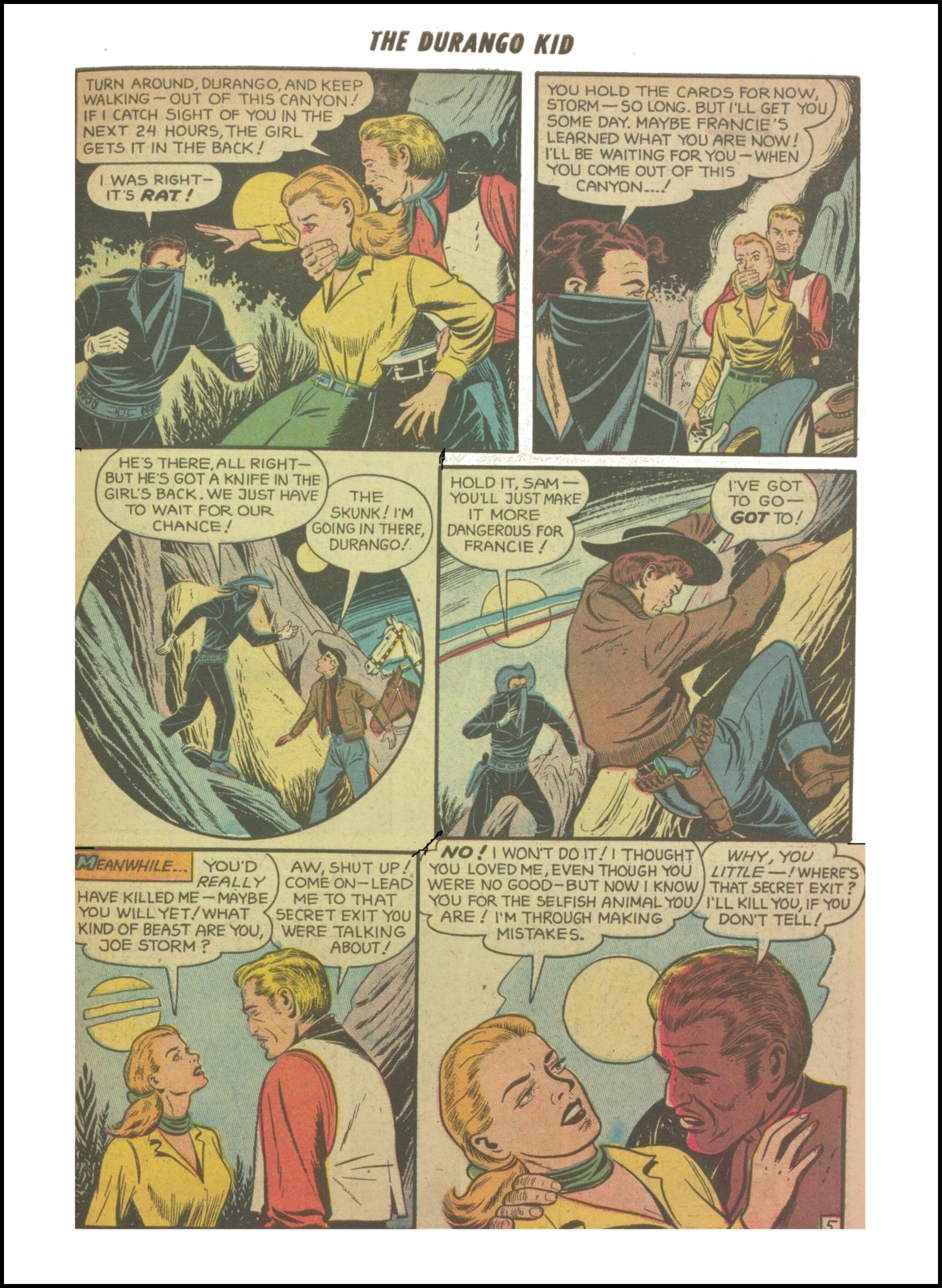 Read online Charles Starrett as The Durango Kid comic -  Issue #28 - 31