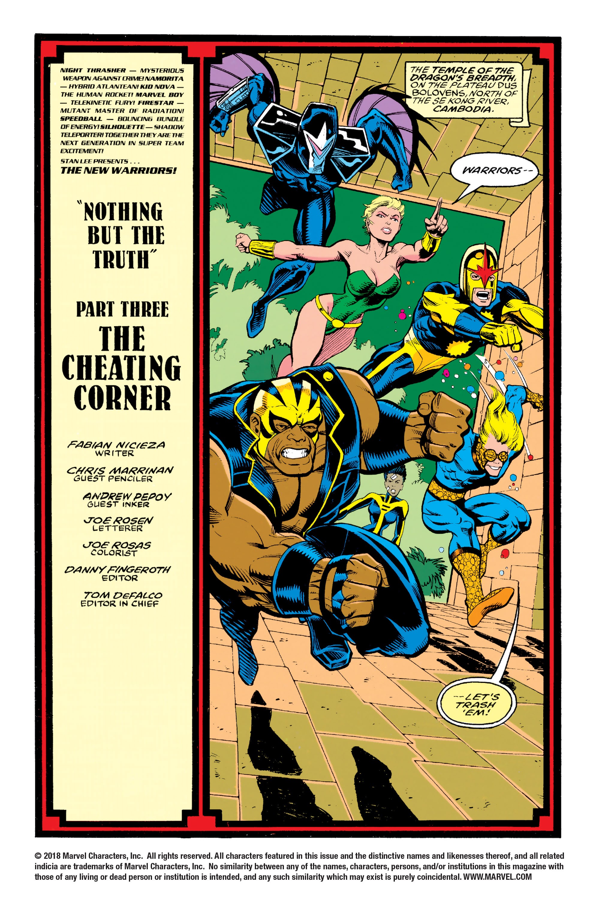 Read online The New Warriors comic -  Issue #24 - 2