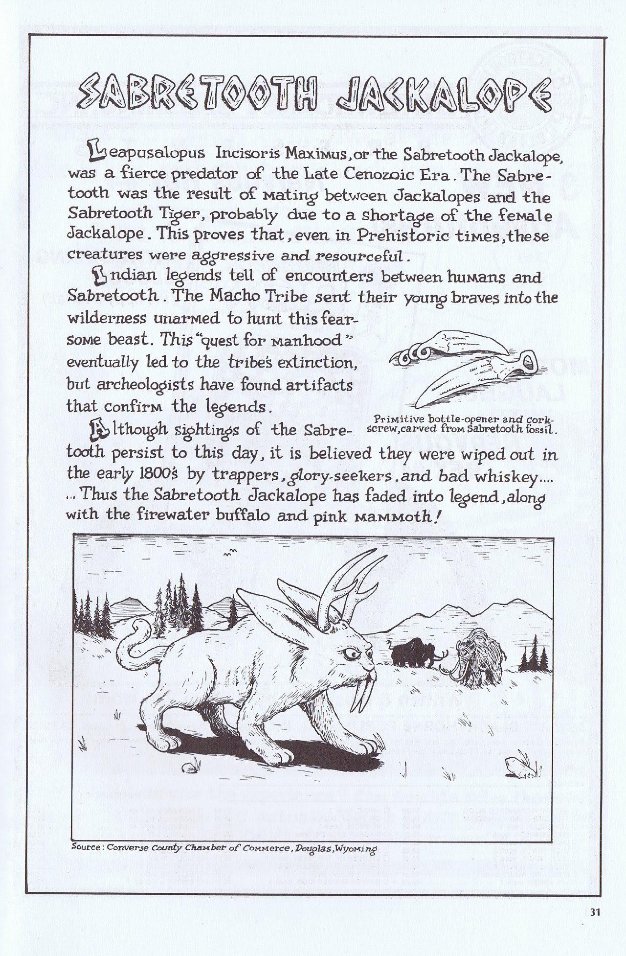 Read online Tales Of The Jackalope comic -  Issue #1 - 33