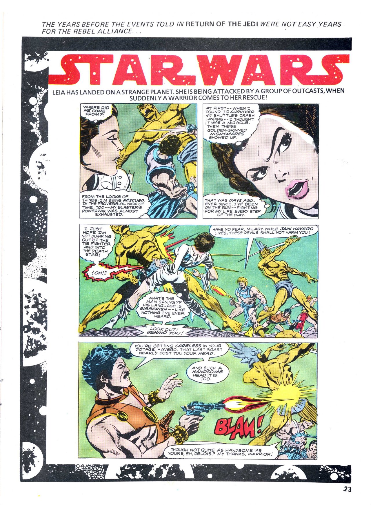 Read online Return of the Jedi comic -  Issue #88 - 23