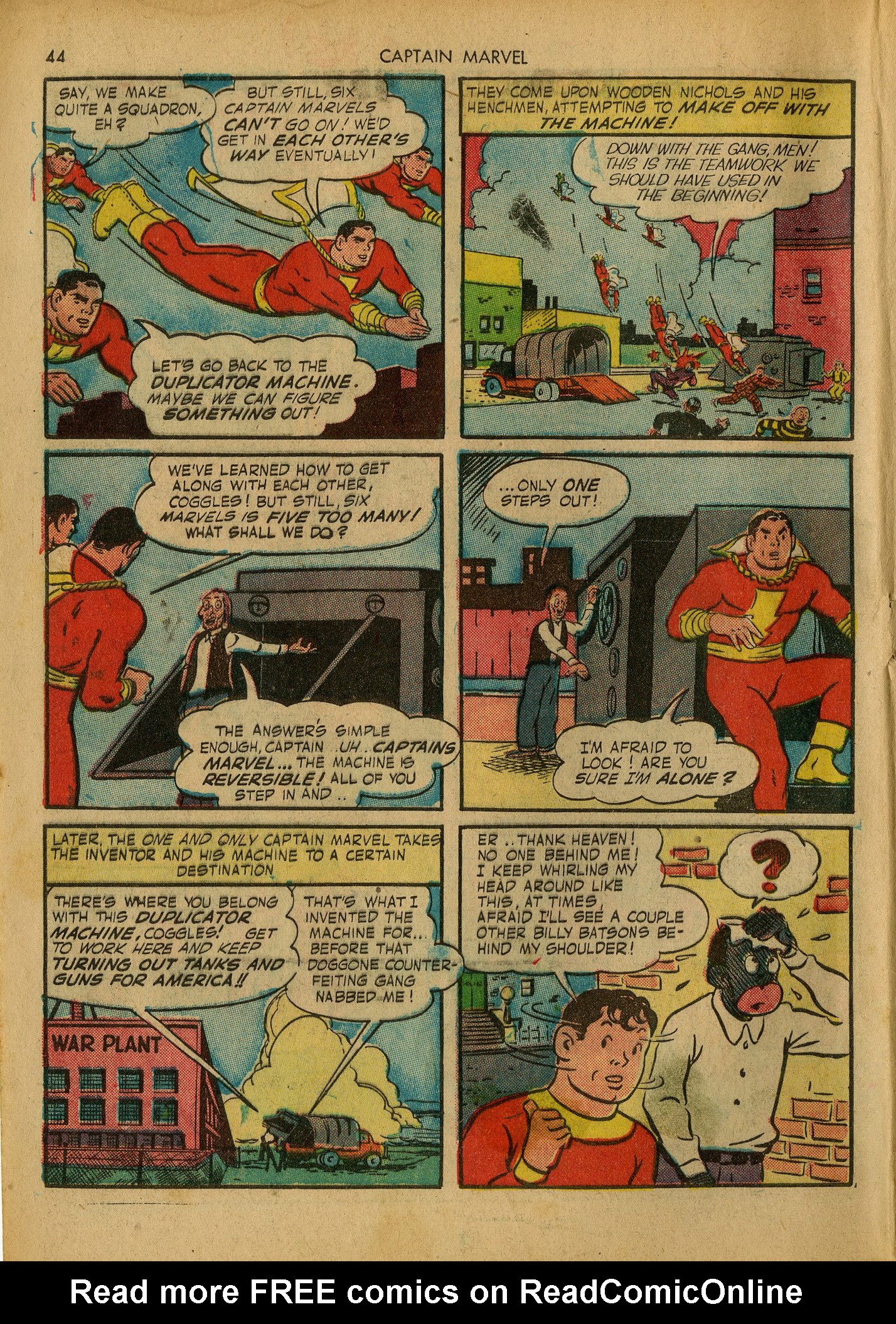 Read online Captain Marvel Adventures comic -  Issue #25 - 44
