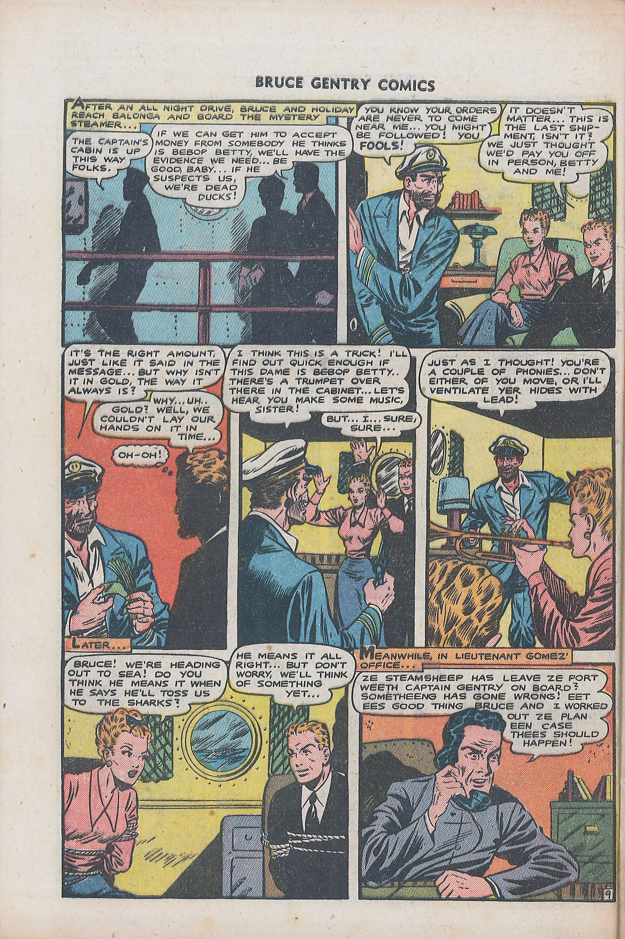 Read online Bruce Gentry comic -  Issue #6 - 32