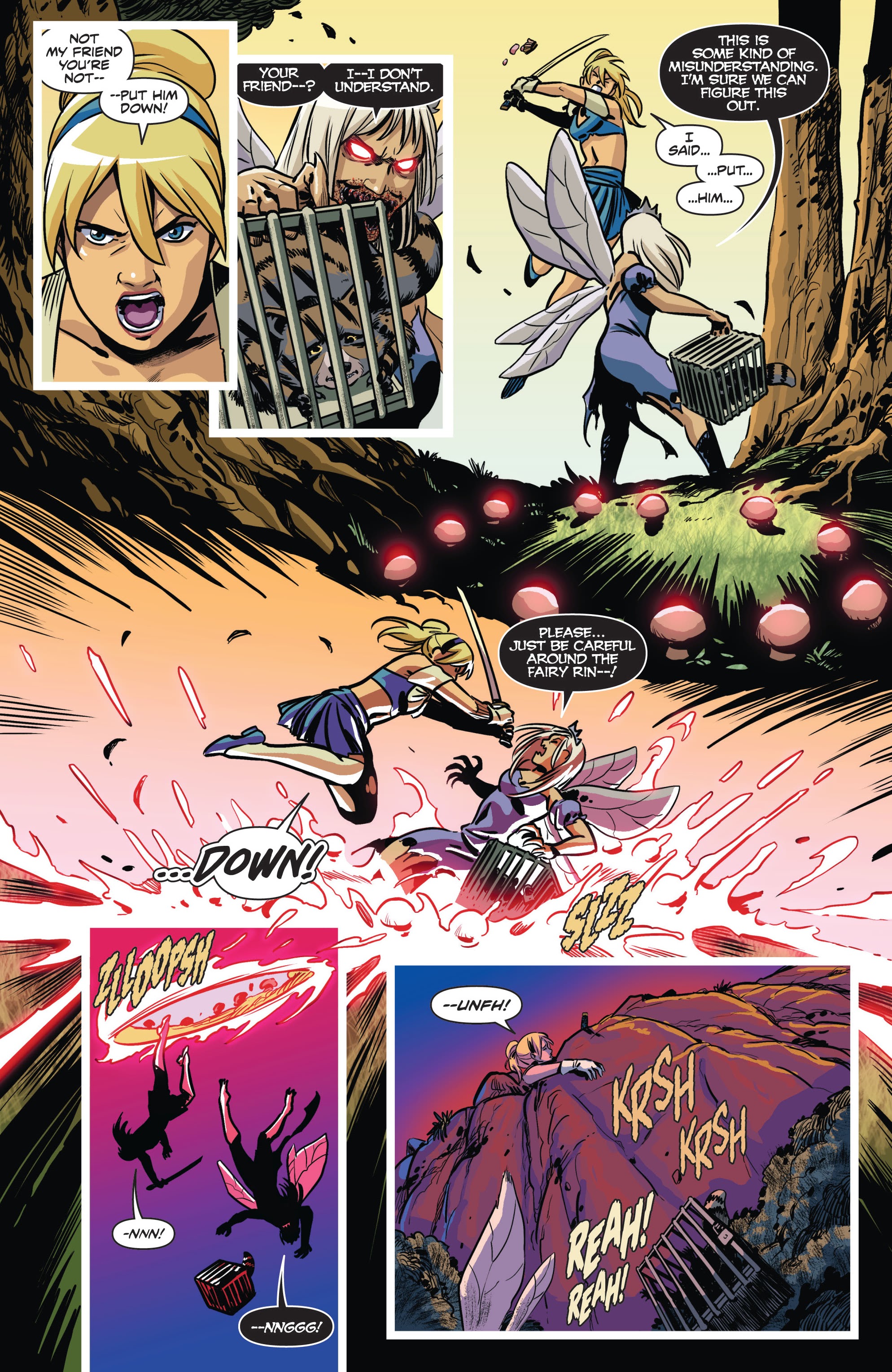 Read online Grimm Spotlight: Cinderella vs The Tooth Fairy comic -  Issue # Full - 10