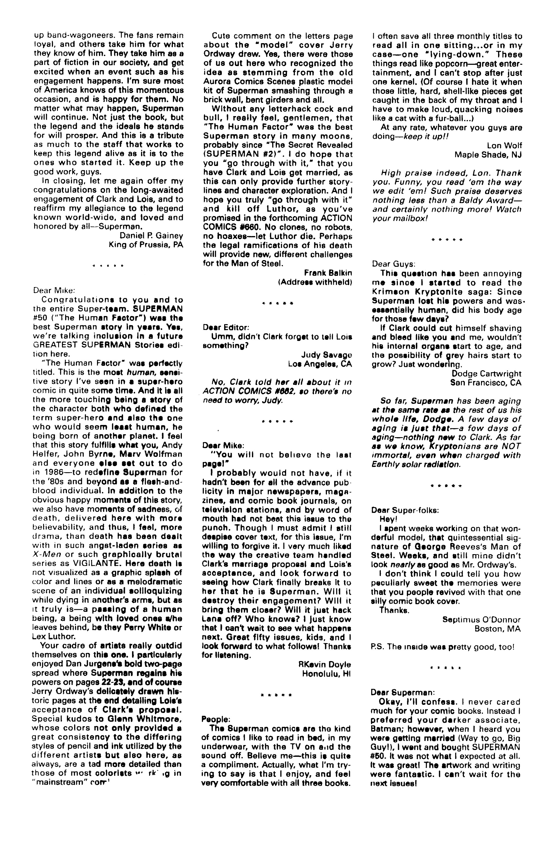 Read online Superman (1987) comic -  Issue #55 - 17