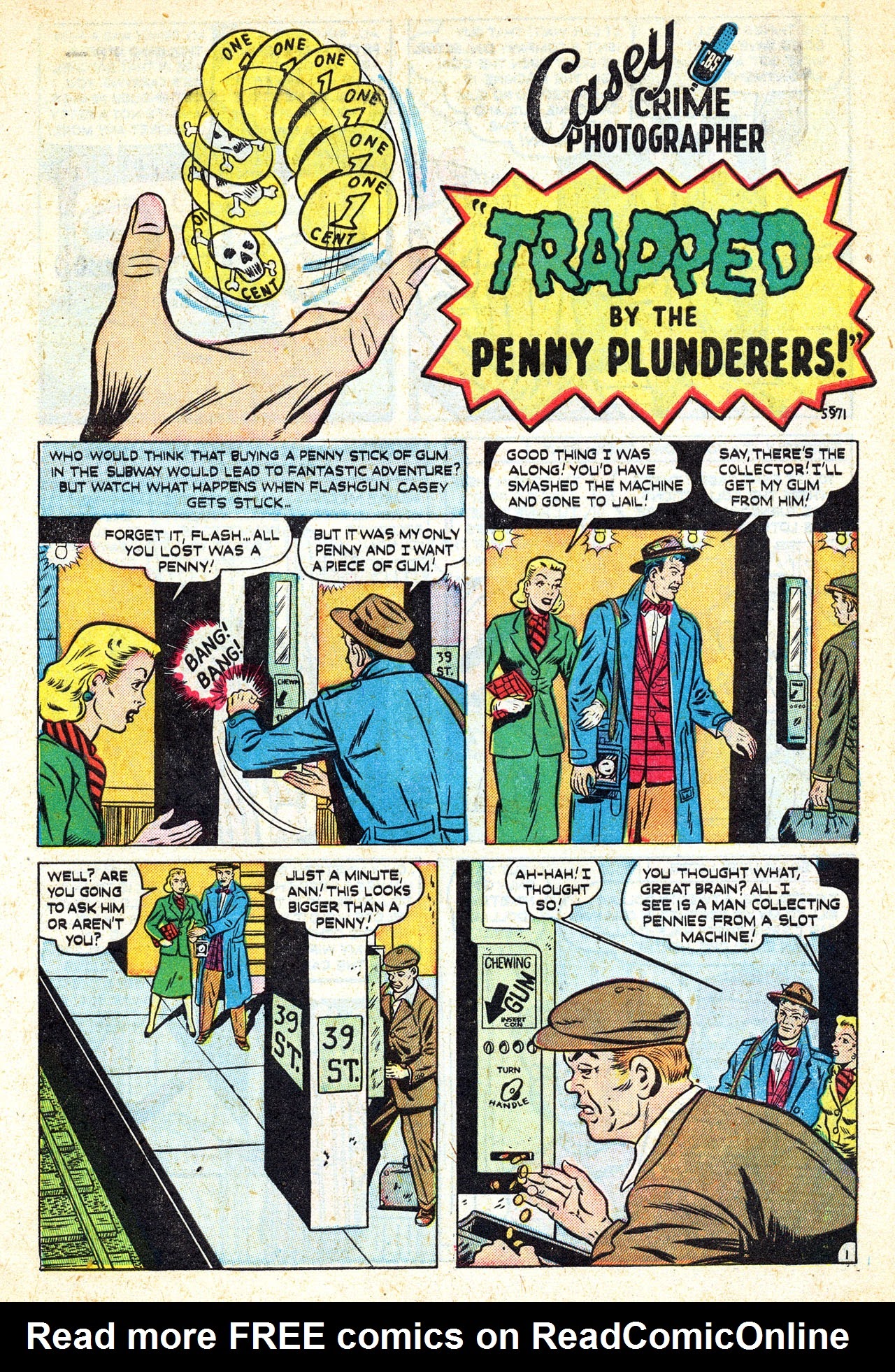 Read online Casey Crime Photographer comic -  Issue #2 - 38