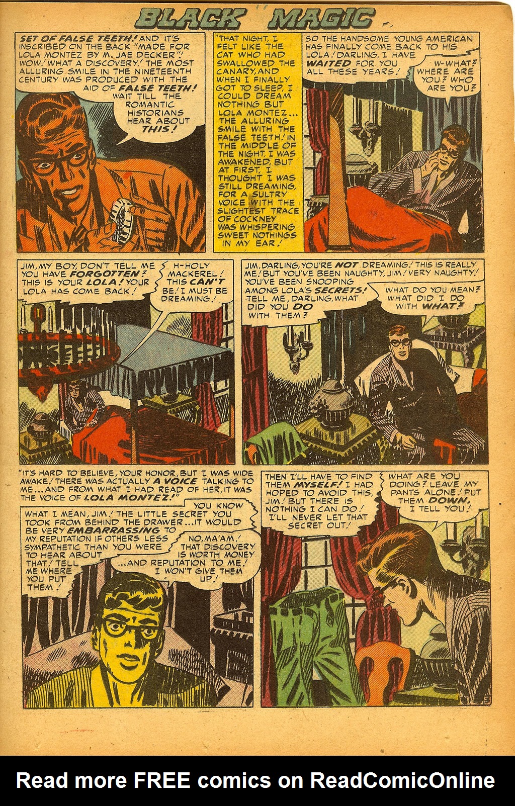 Read online Black Magic (1950) comic -  Issue #7 - 10